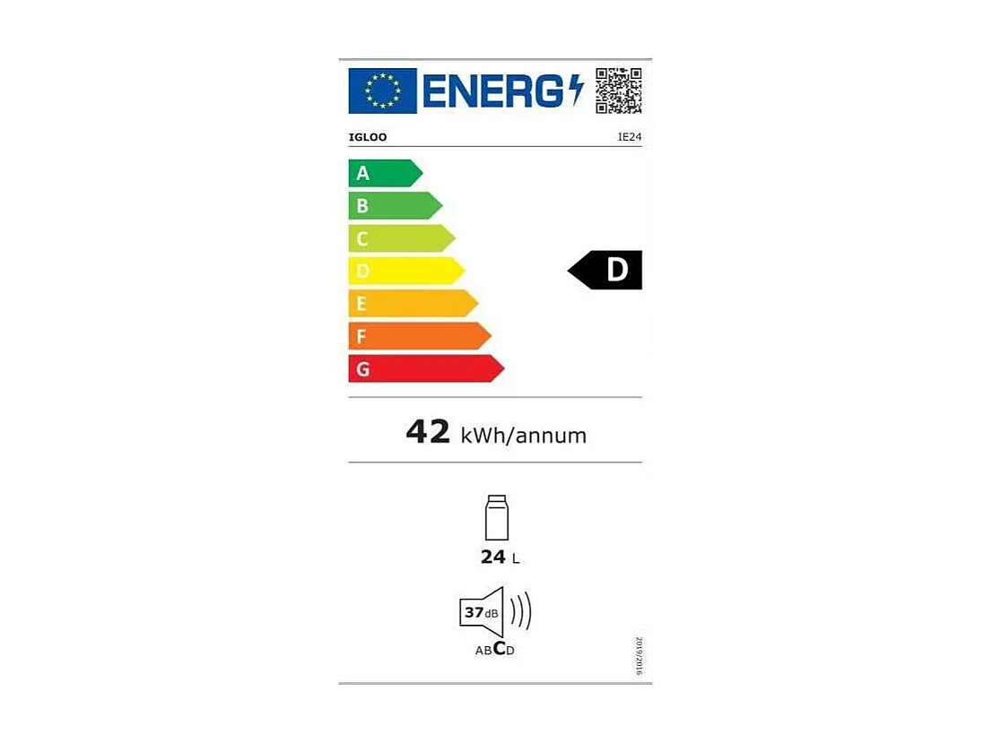 Glaciere électrique - IGLOO - 12 V - Modern bleu - 24 L