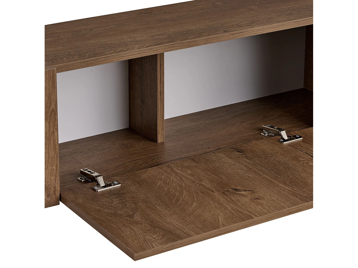 TV-Möbel aus Holz "Nexus" - 180 x 30 x 45 cm - Eiche Kafkas / Schwarz