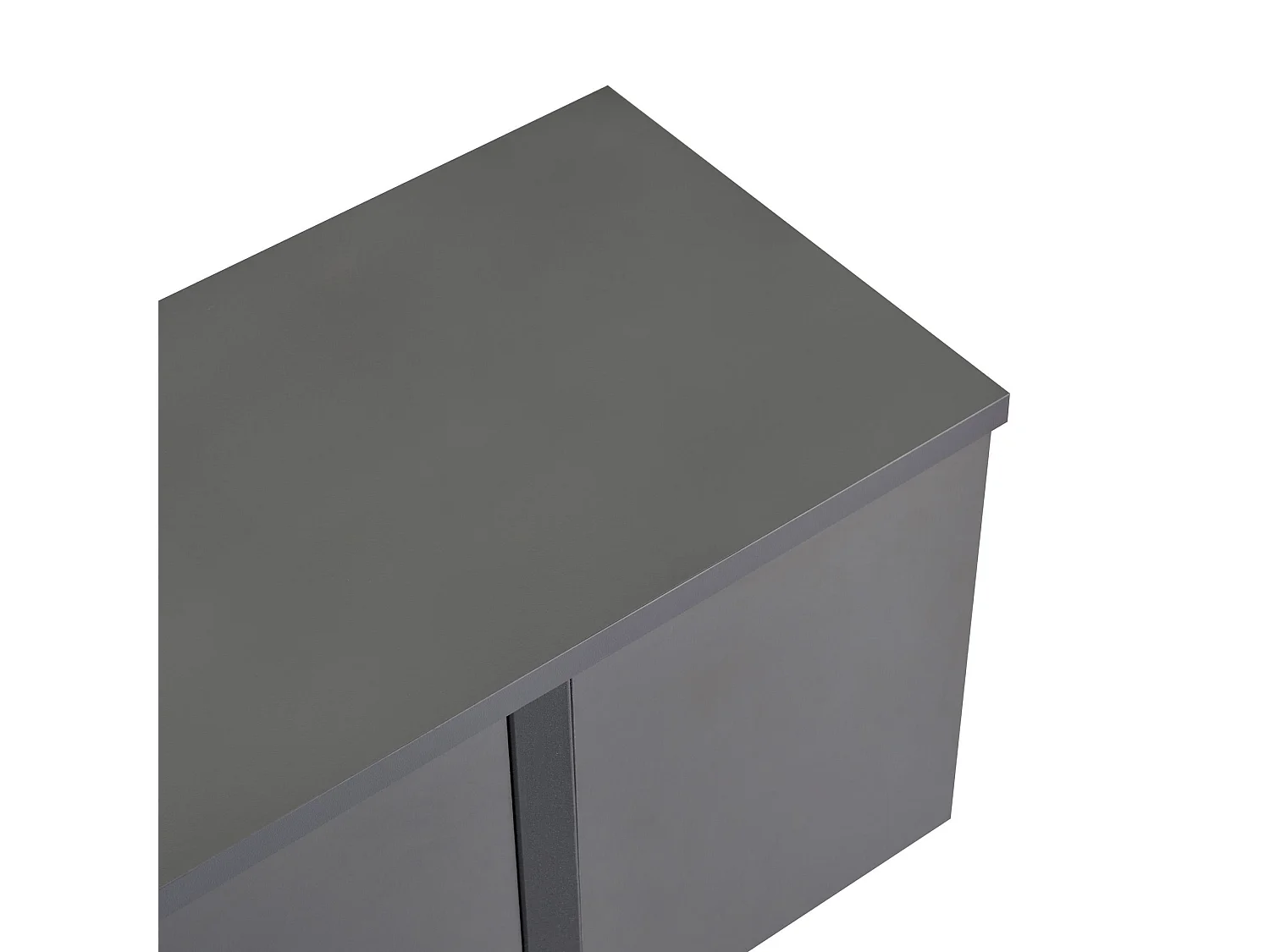 "Onera" Trä TV-stativ - Antracit/Svart - 180 x 30 x 50 cm - Industriell stil