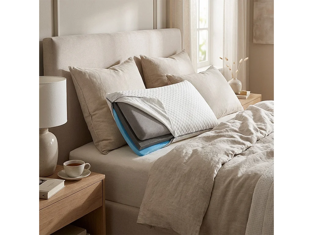 Almohada Visco Adapta  Talla  Altura 16 cm