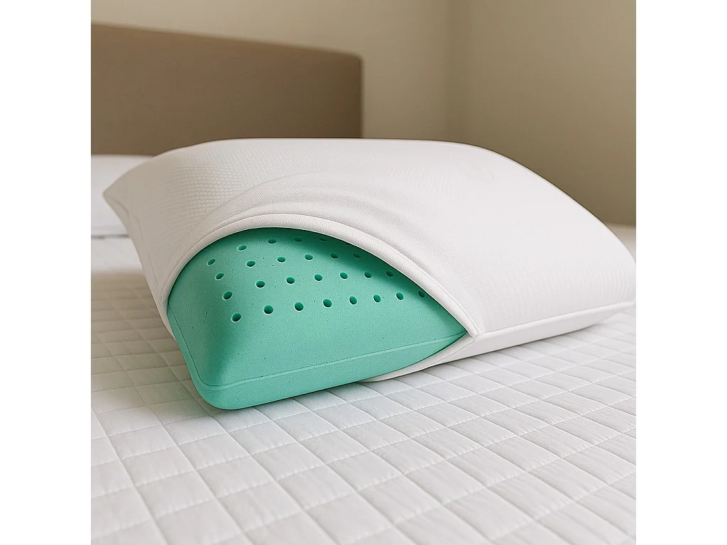 Almohada Visco Soja Perfurada  Talla  Altura 12 cm