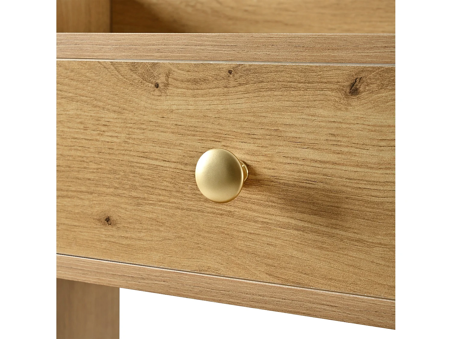 Meuble à chaussures effet bois 4 abattants, 2 tiroirs, 3 niches 110x26x100cm