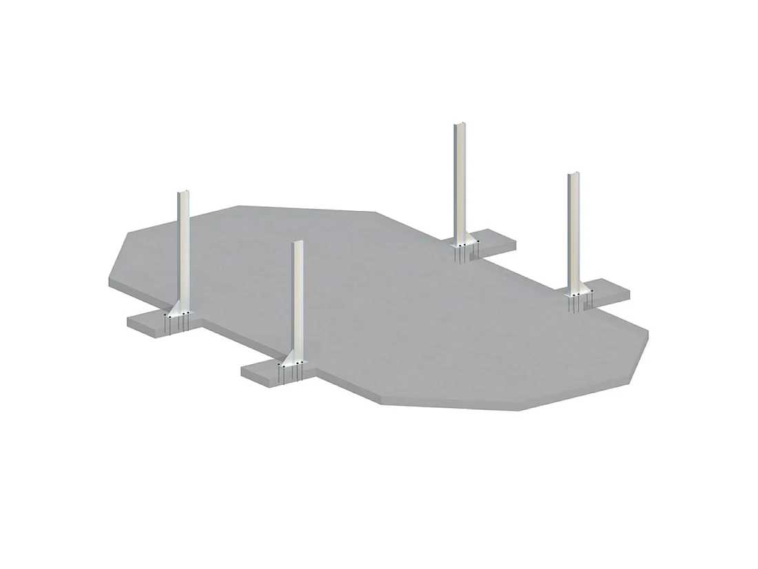 Piscine en bois NEMO 7.3 x 3.97 - H.1.45 m avec plage, gris clair, fixations à visser - BAS7305OSPL2+PLA305 - ALTANKA