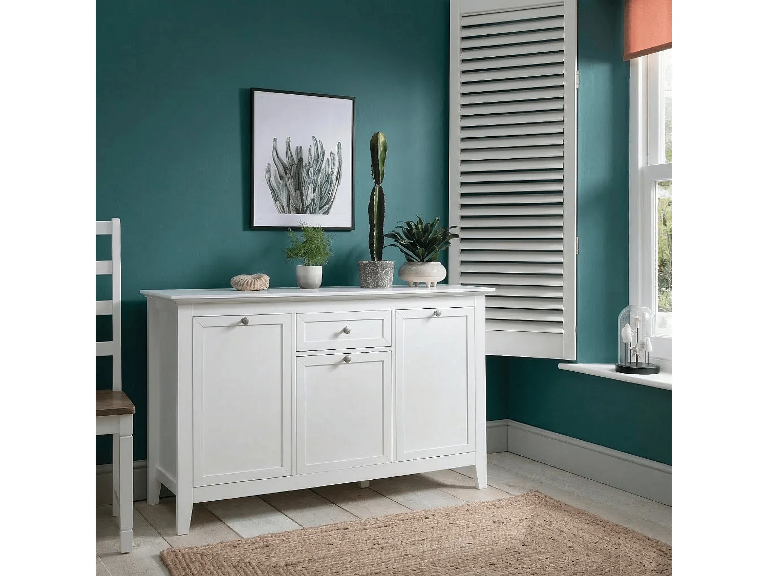Noa & Nani Karlstad Sideboard Space Saving, Narrow for Hallway , Living Room Entryway
