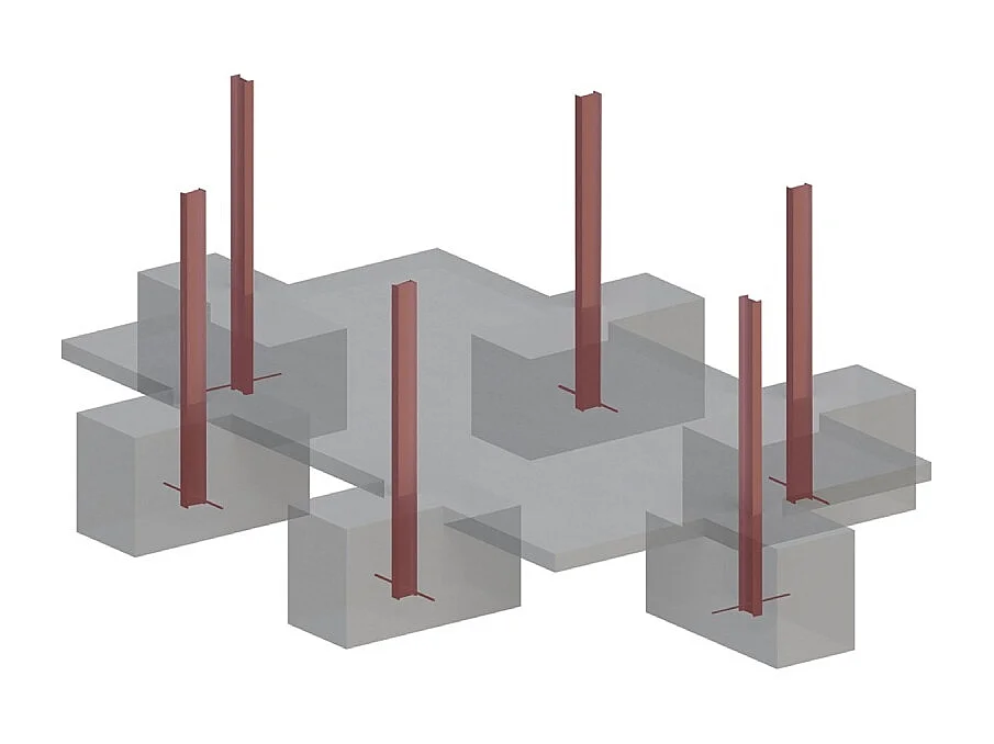 Piscina in legno AQUA 6.1 x 2.85 - H.1.31 m, grigio, con supporti da cementare - BAS7307OSPI2 - ALTANKA