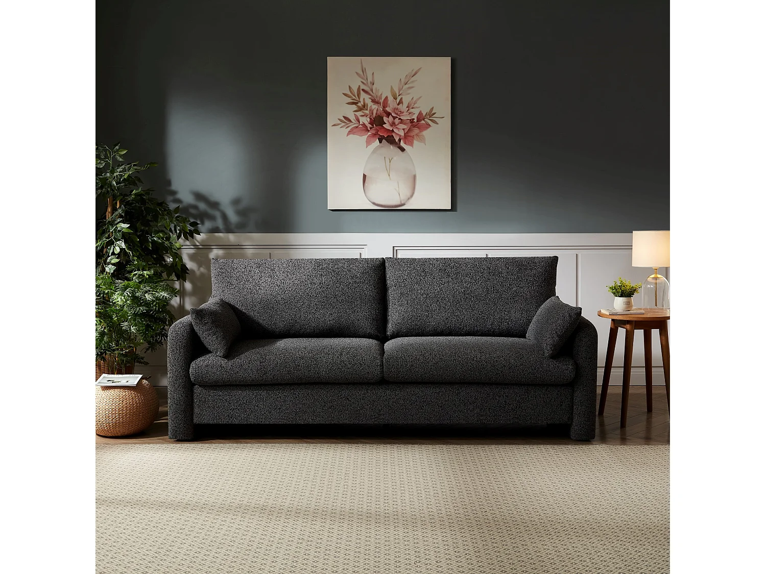 Shorewood 3 Seat Fabric Sofa