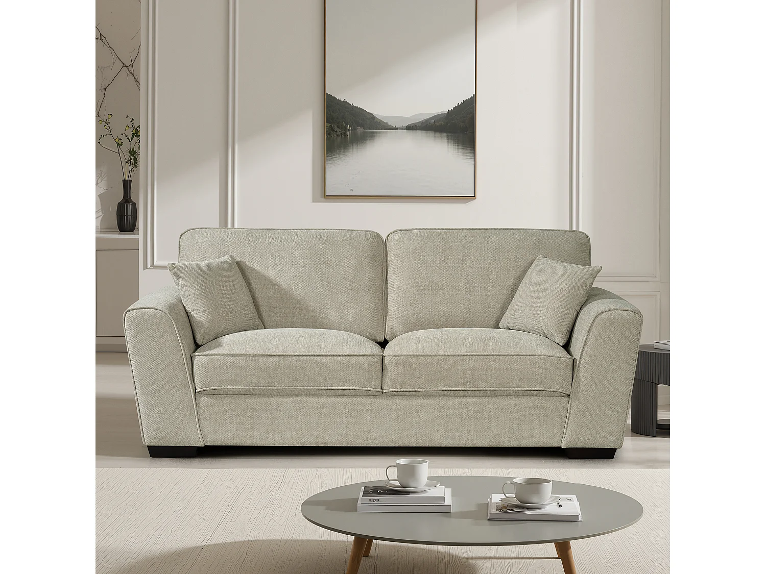 Colman 3 Seat Fabric Sofa