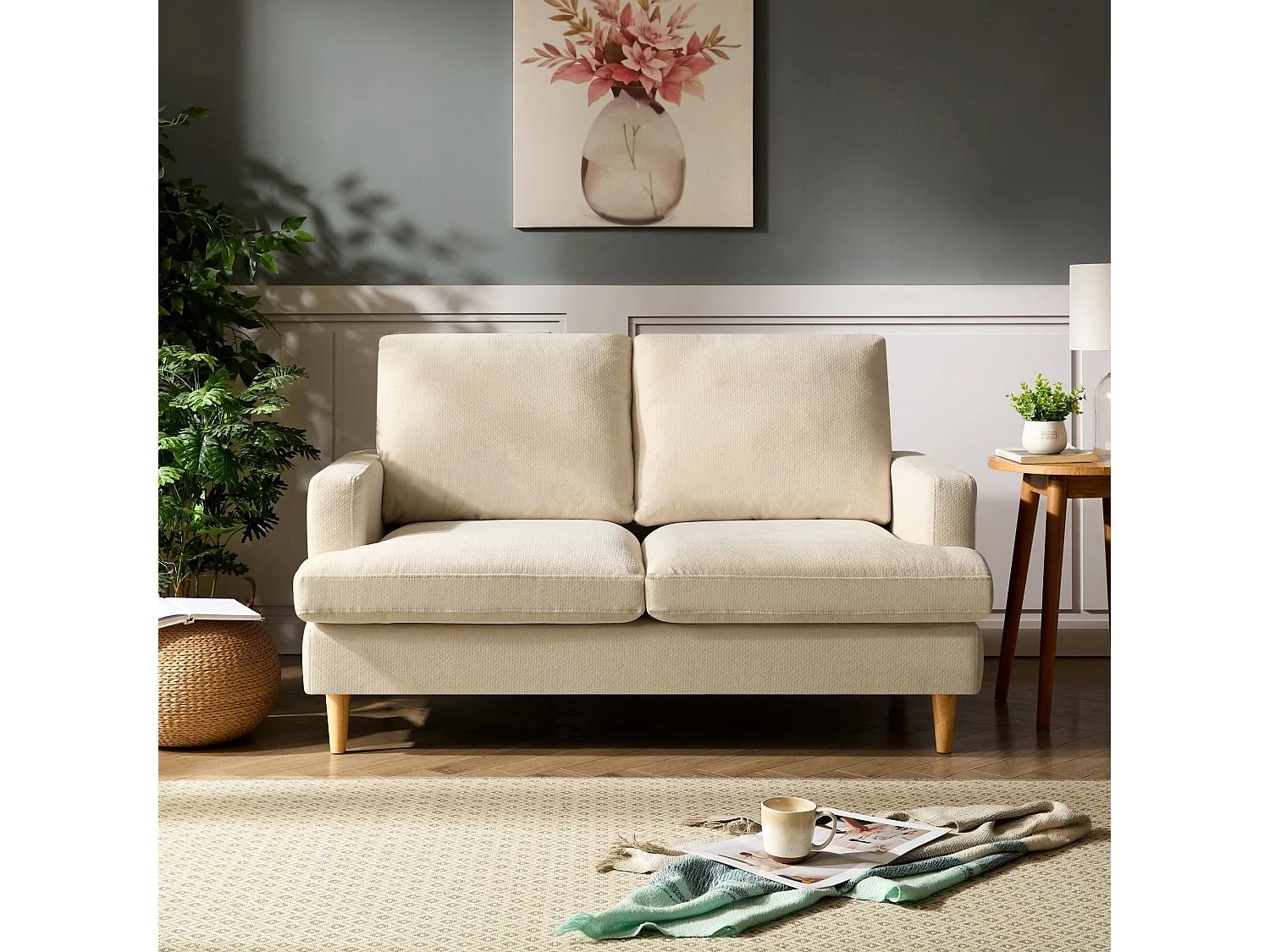 Newsome 2 Seat Fabric Sofa