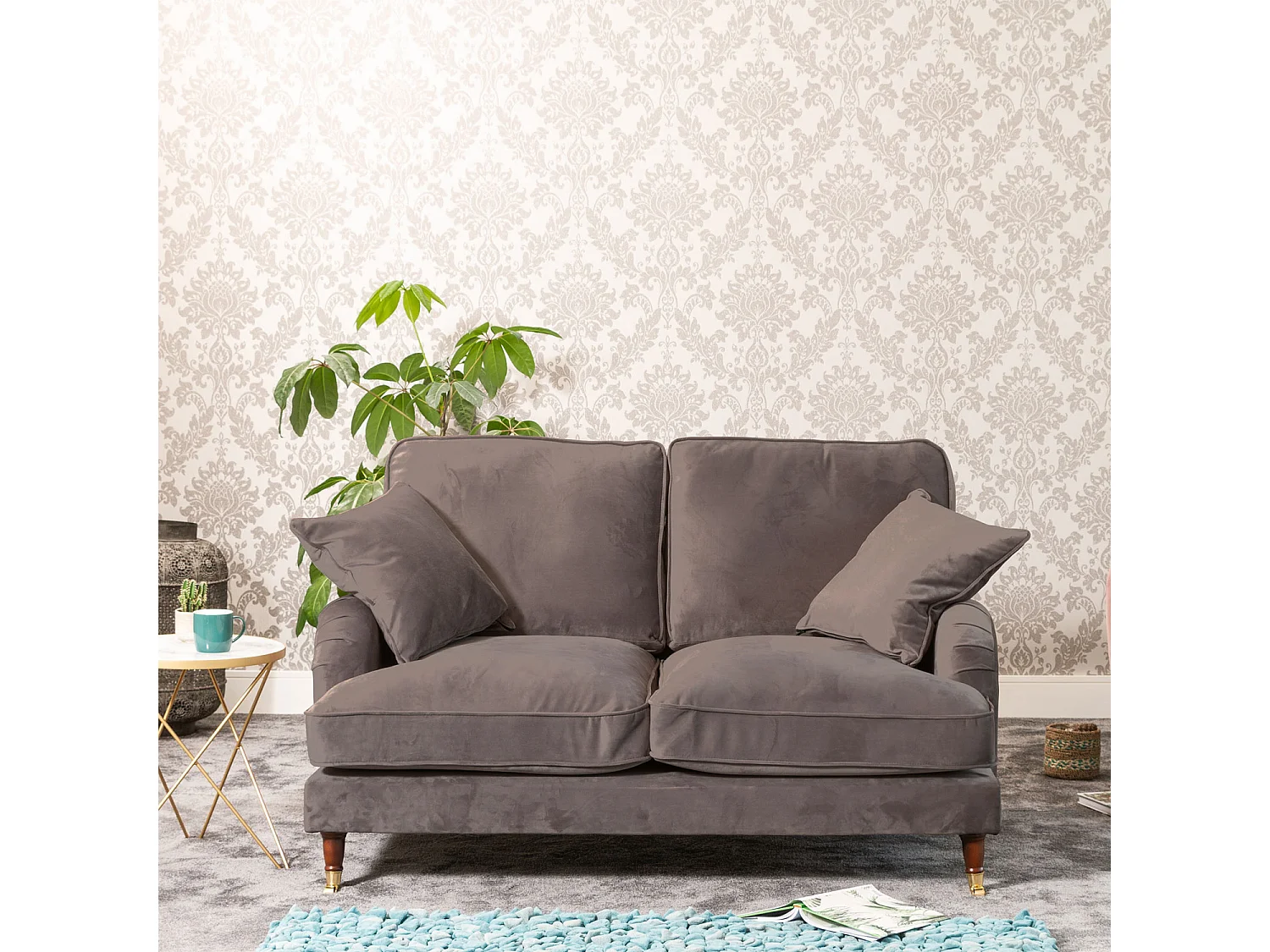 Mackenzie 2 Seat Velvet Sofa