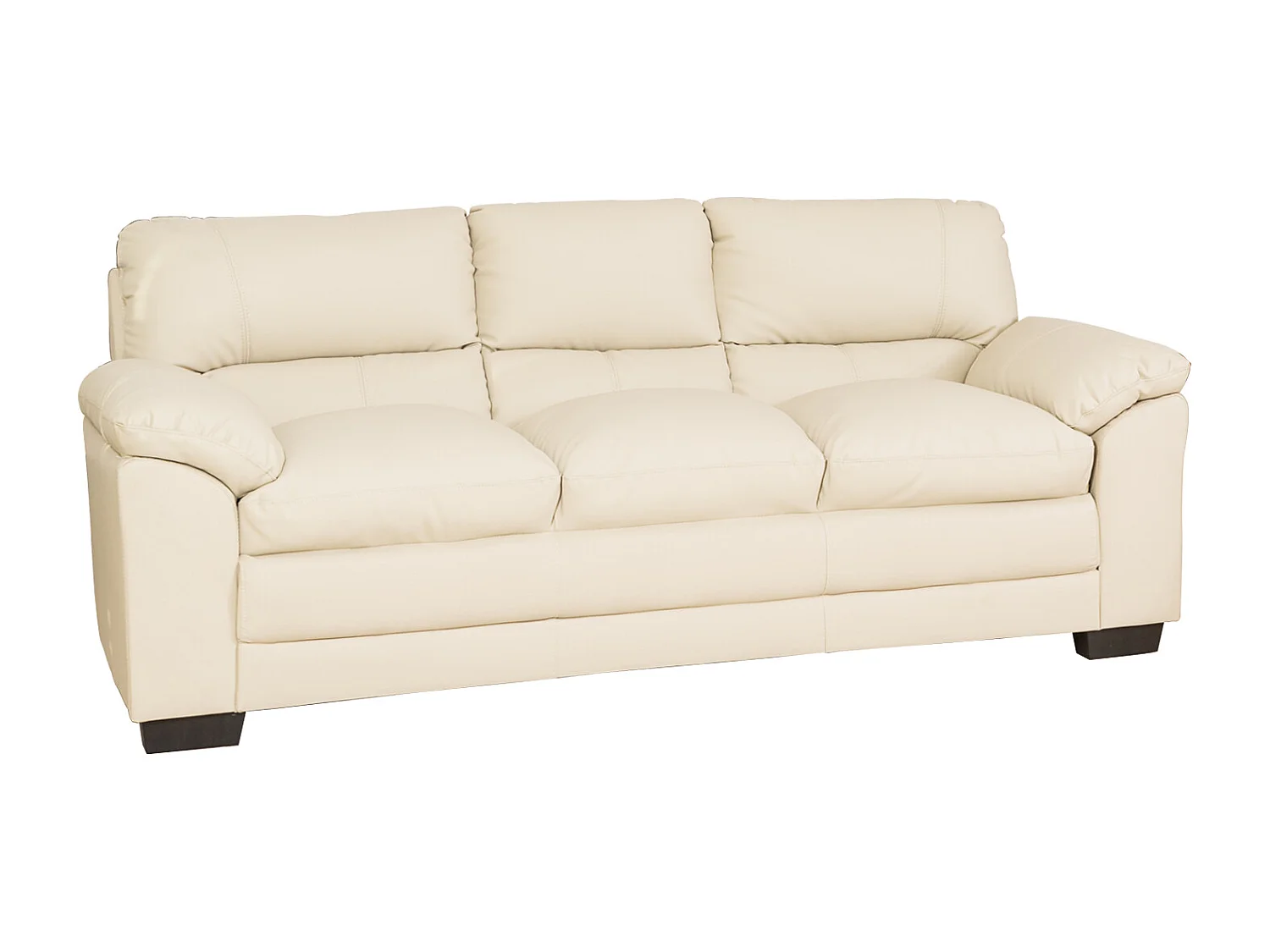 Genoa 3 Seat Leather Sofa