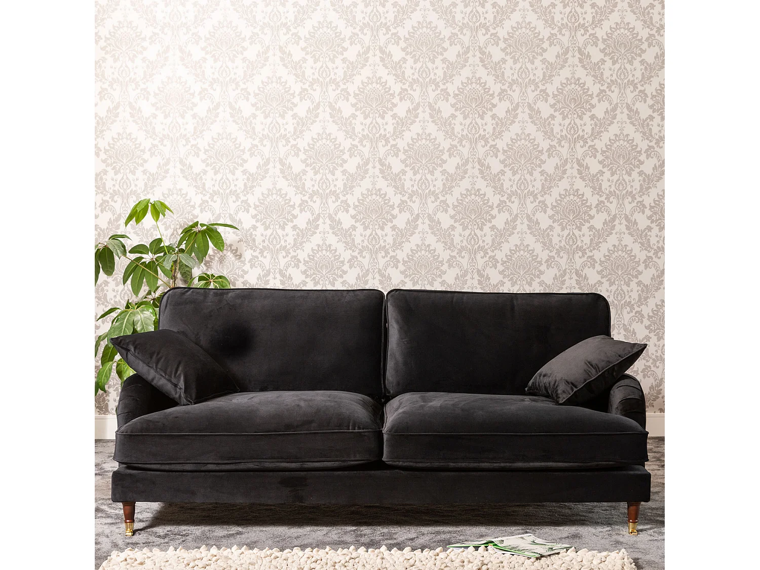 Mackenzie 4 Seat Velvet Sofa
