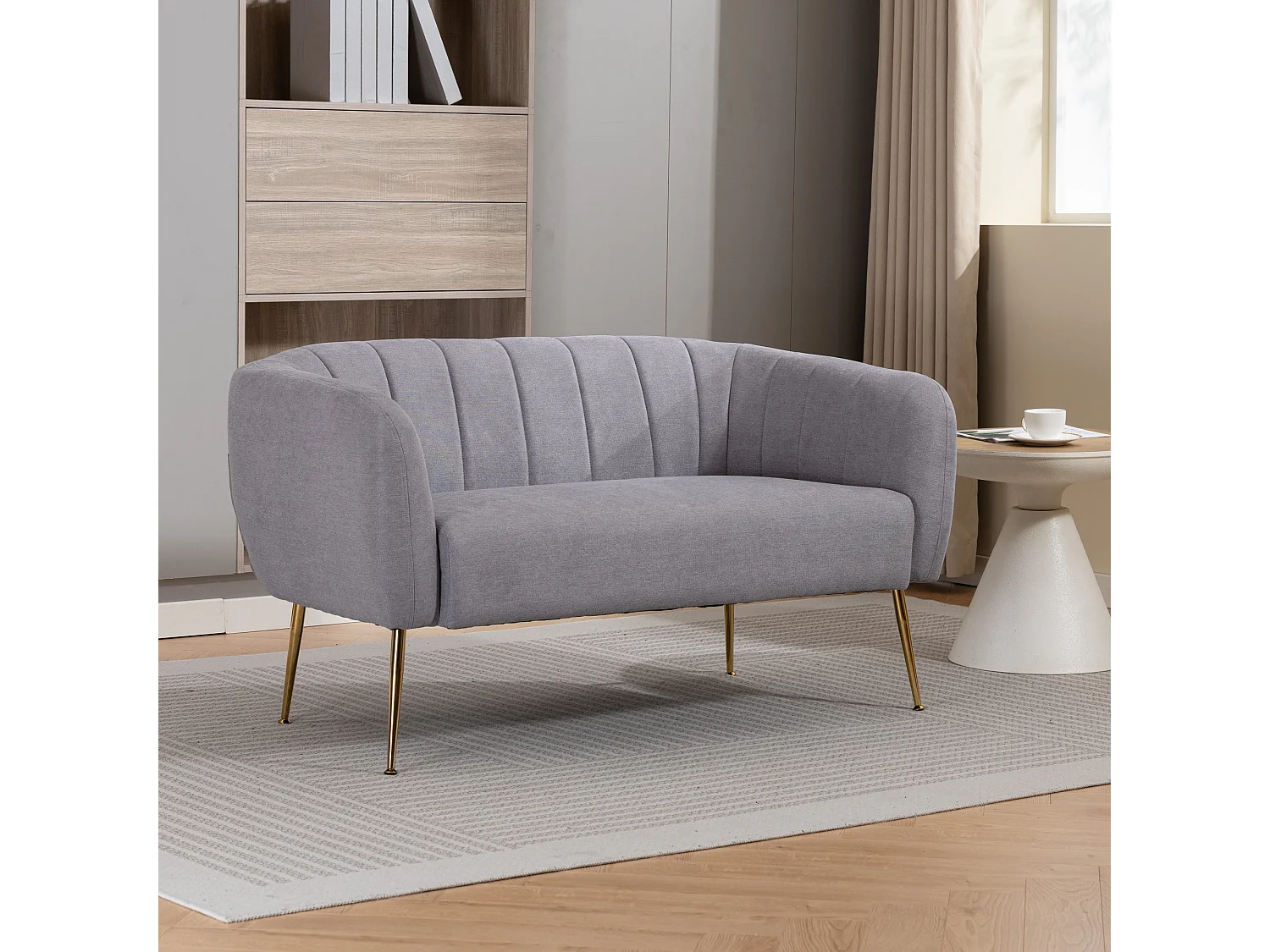 Stanton 2 Seat Fabric Accent Sofa