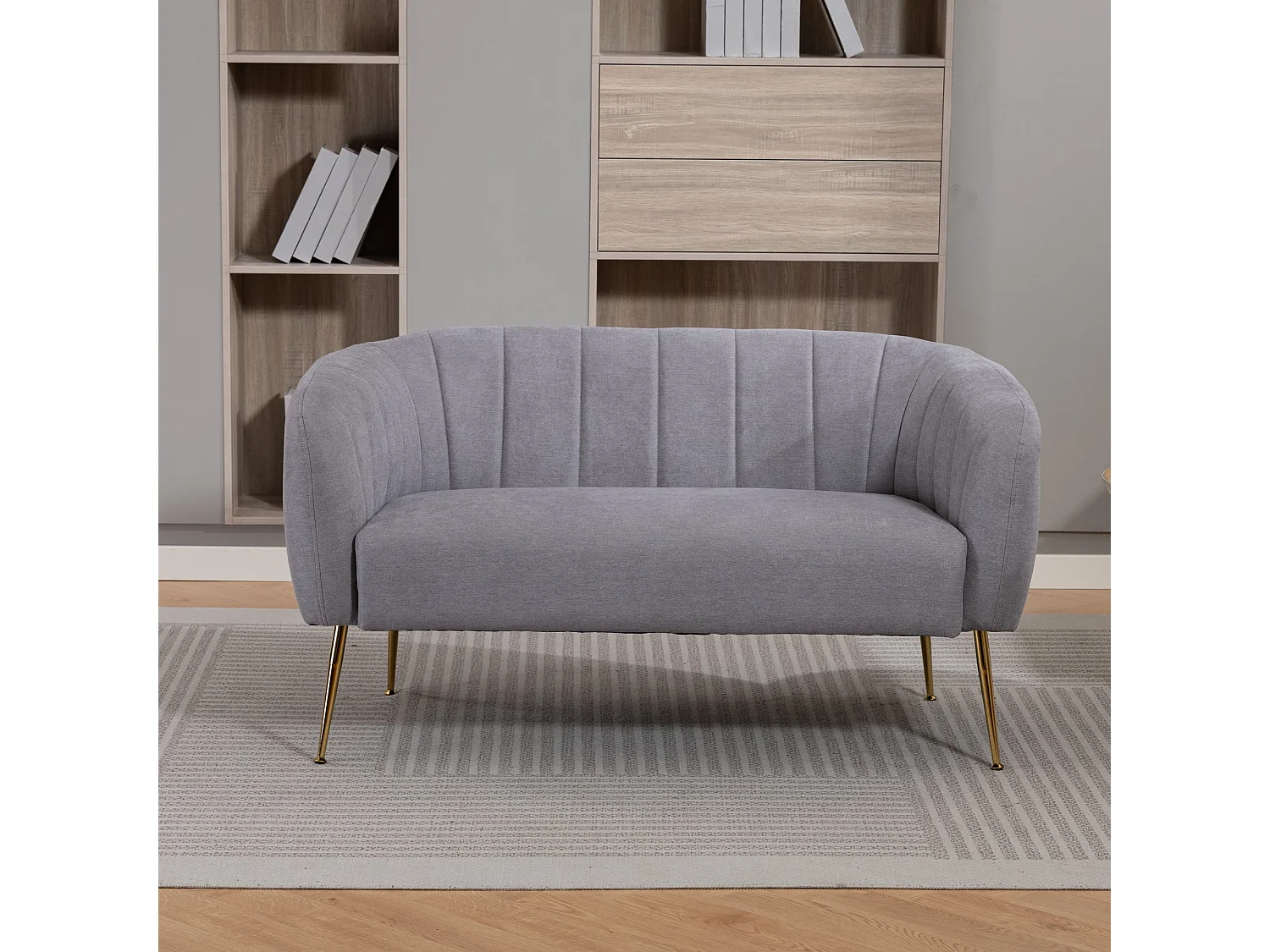 Stanton 2 Seat Fabric Accent Sofa