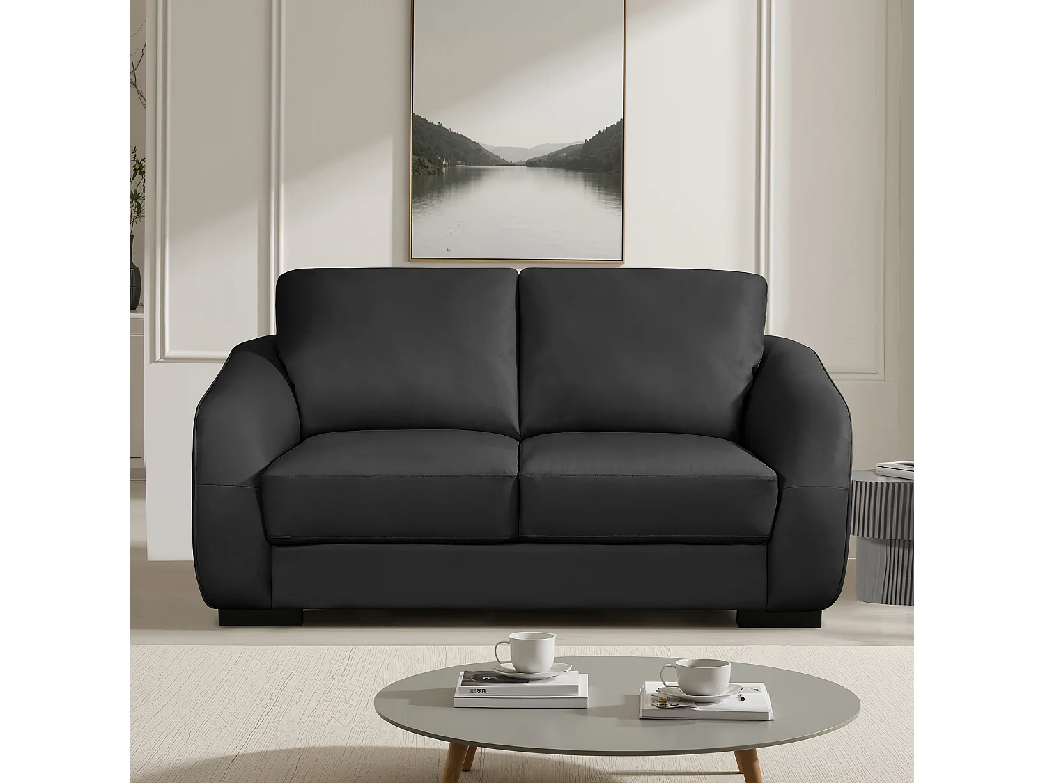 Brandon 2 Seat Leather Sofa