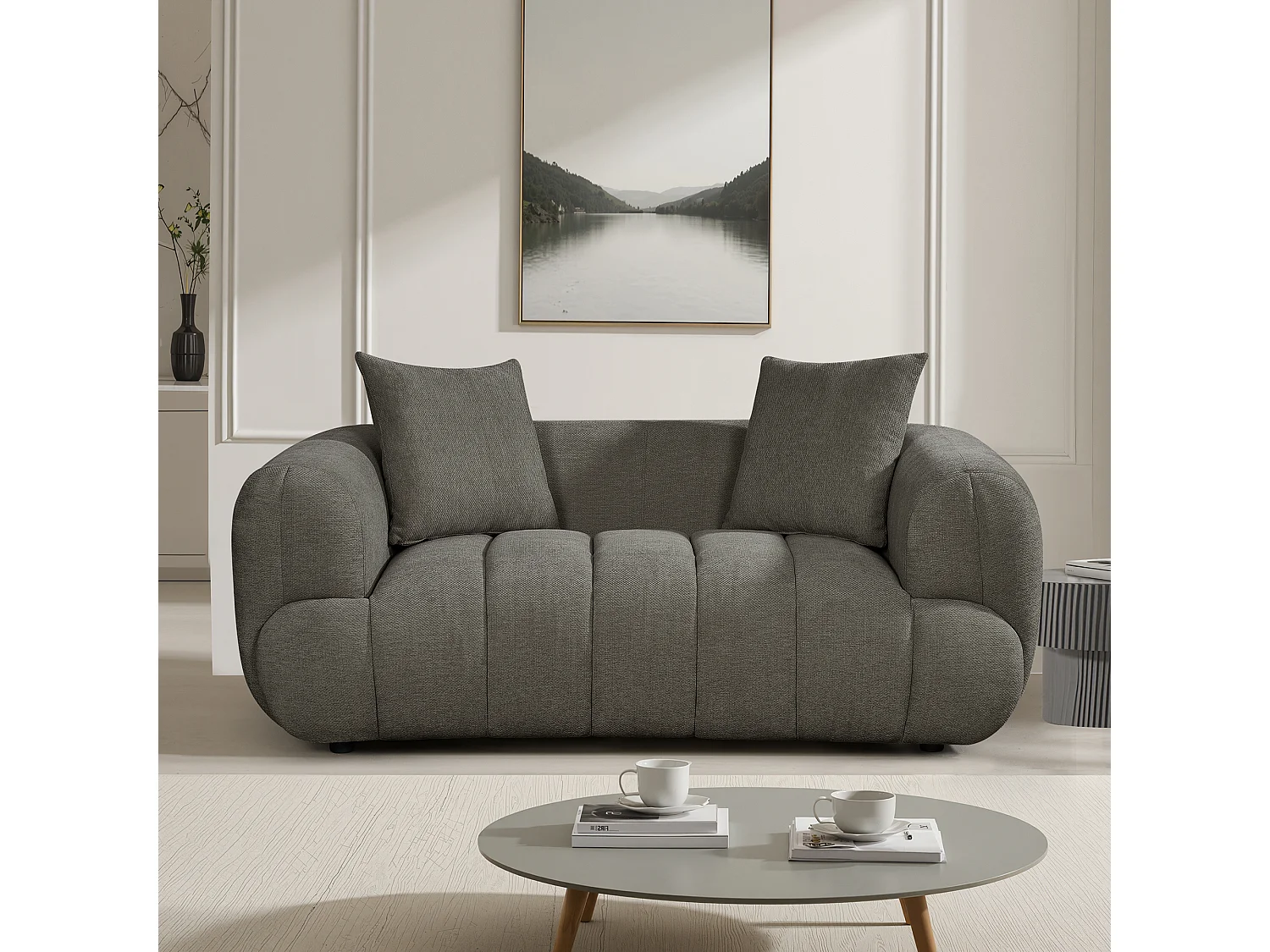 Claremont 2 Seat Fabric Sofa