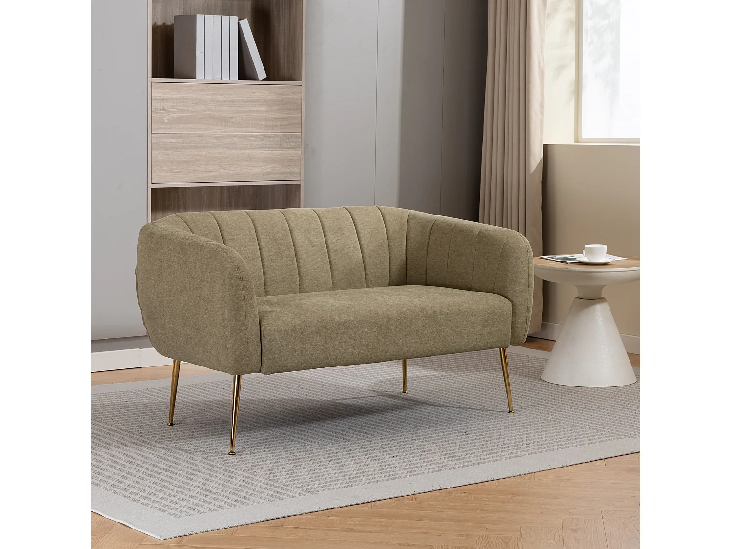 Stanton 2 Seat Fabric Accent Sofa