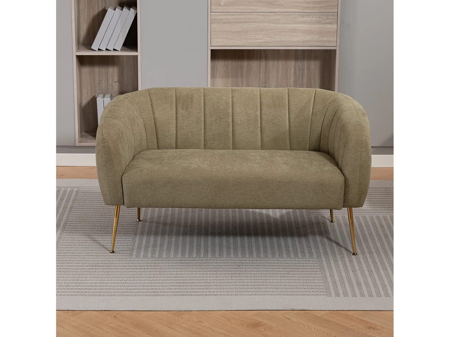 Stanton 2 Seat Fabric Accent Sofa