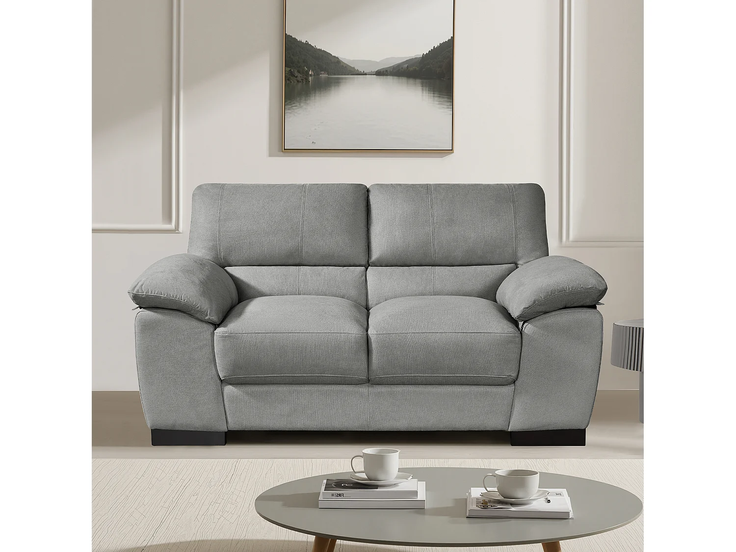 Mellette 2 Seat Fabric Sofa
