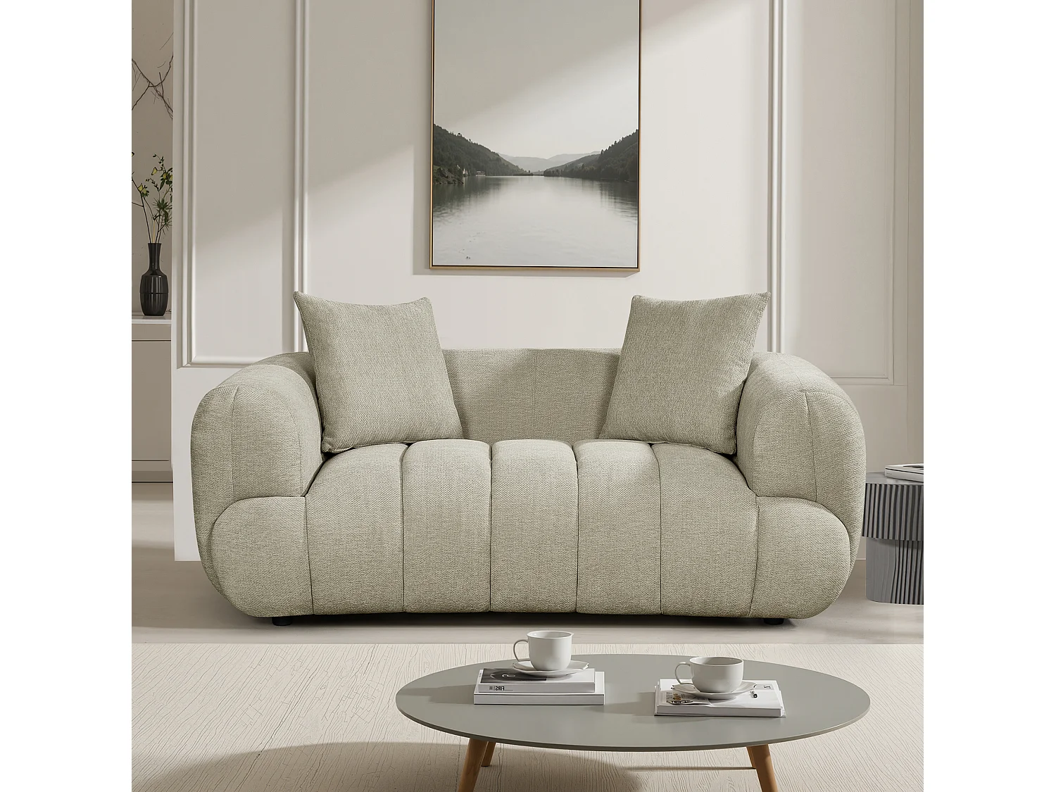 Claremont 2 Seat Fabric Sofa