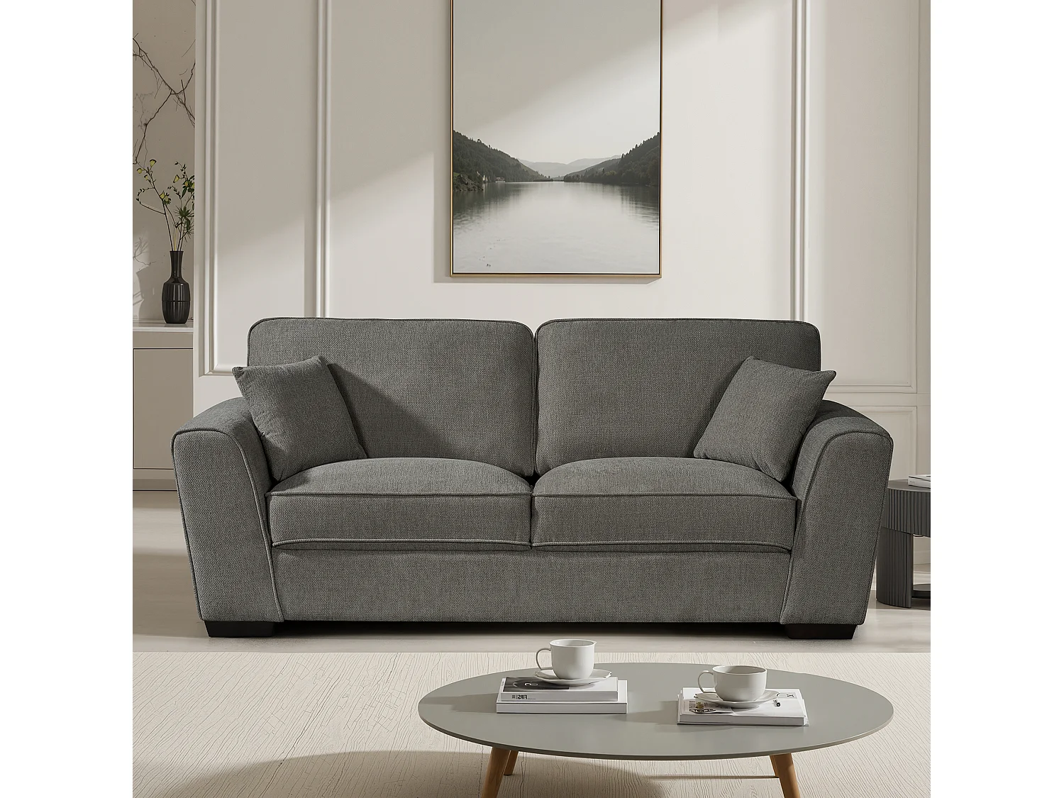 Colman 3 Seat Fabric Sofa