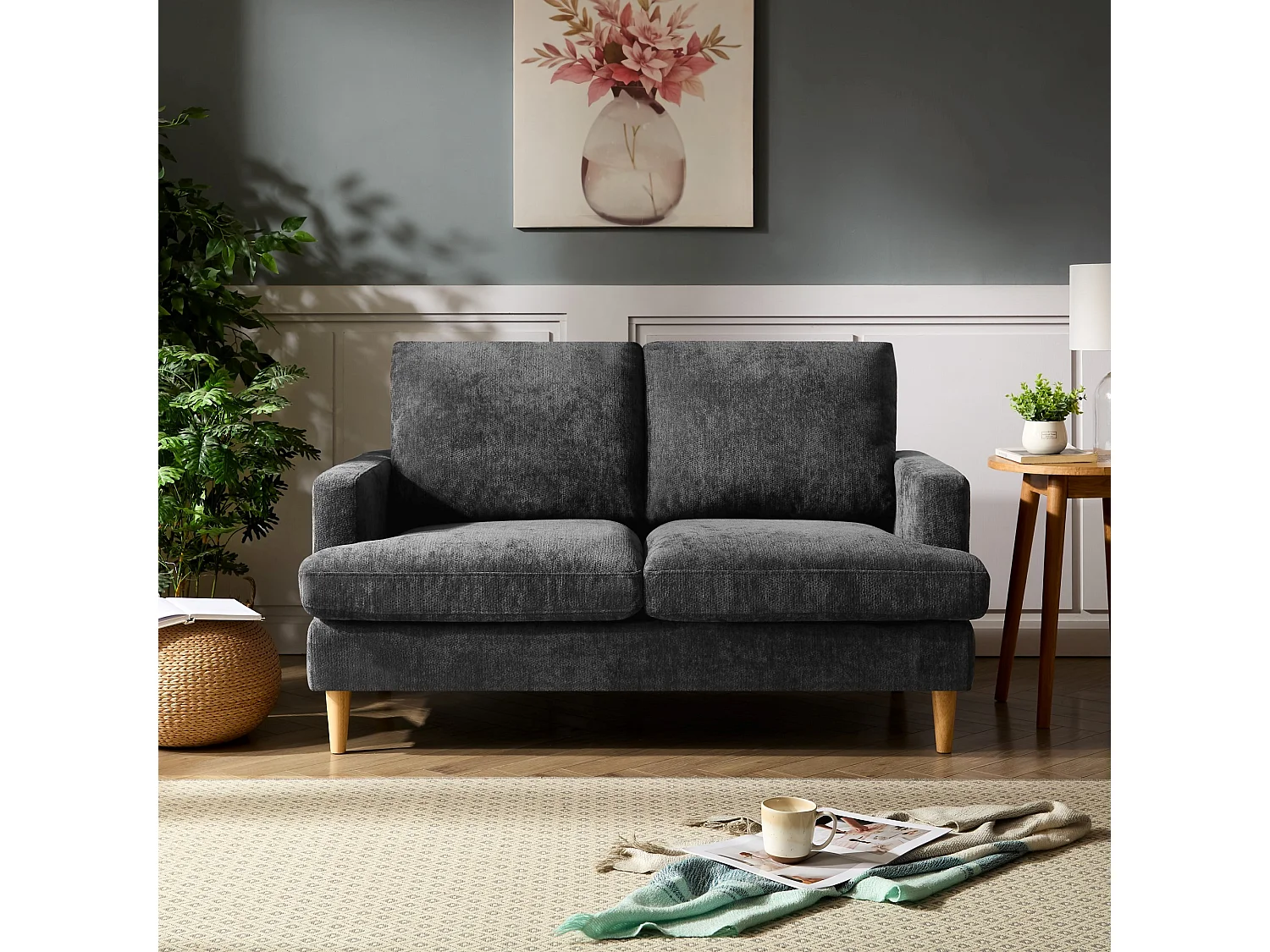Newsome 2 Seat Fabric Sofa