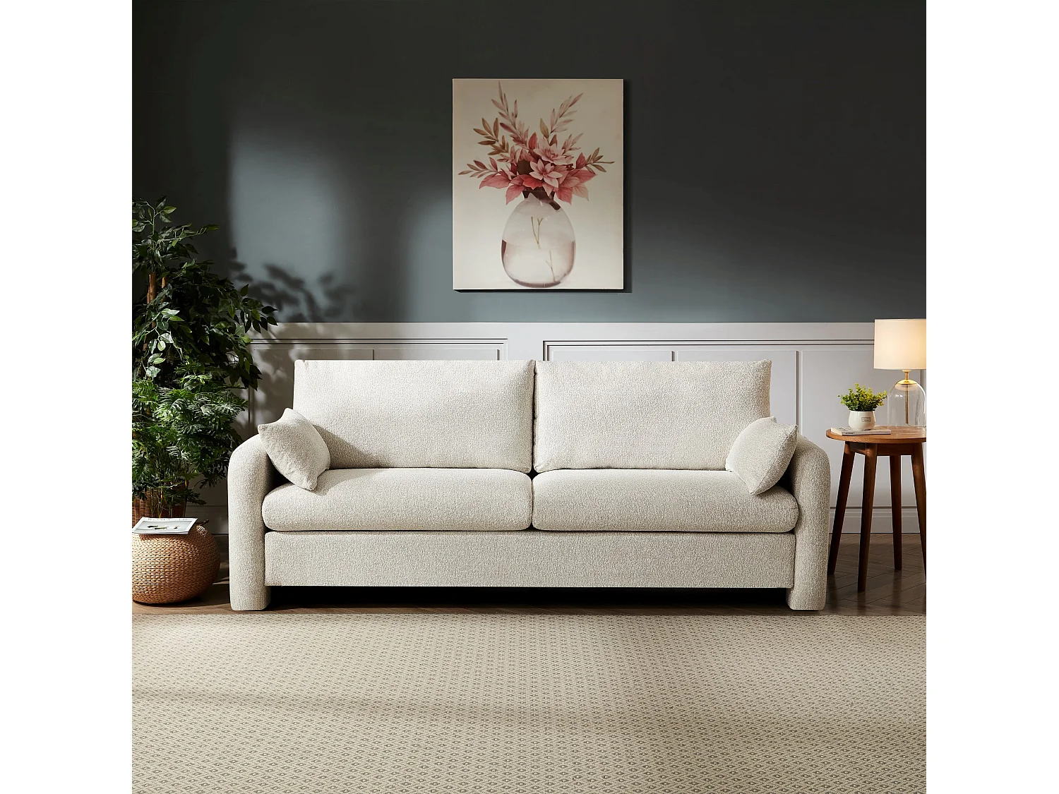 Shorewood 3 Seat Fabric Sofa