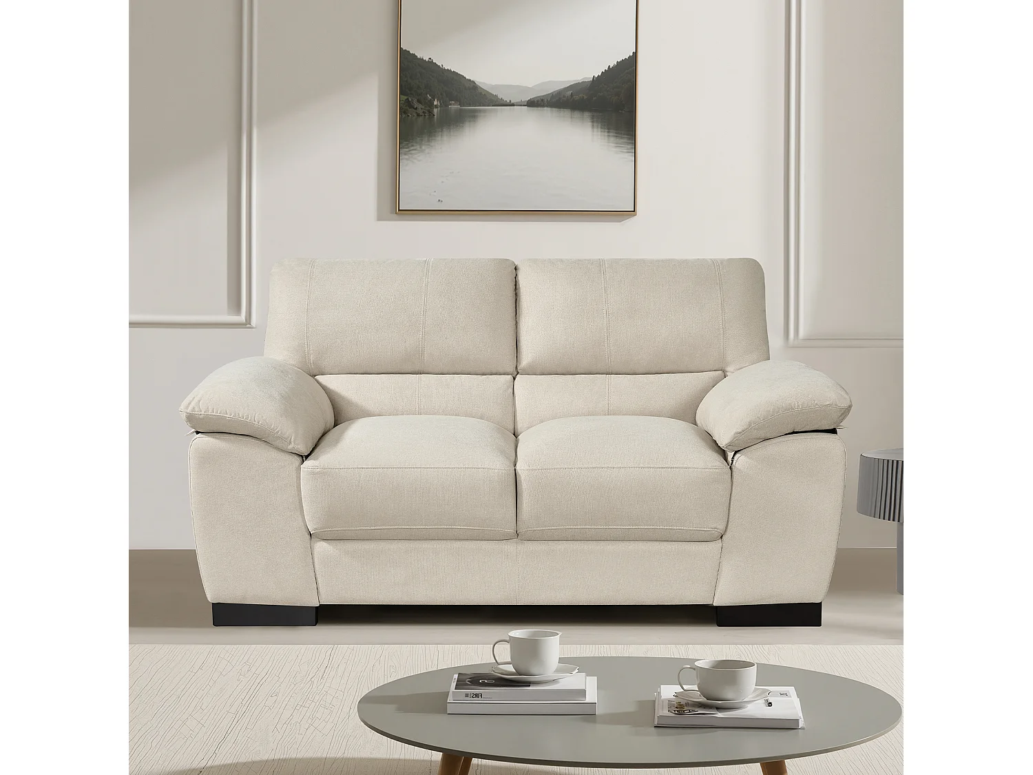 Mellette 2 Seat Fabric Sofa