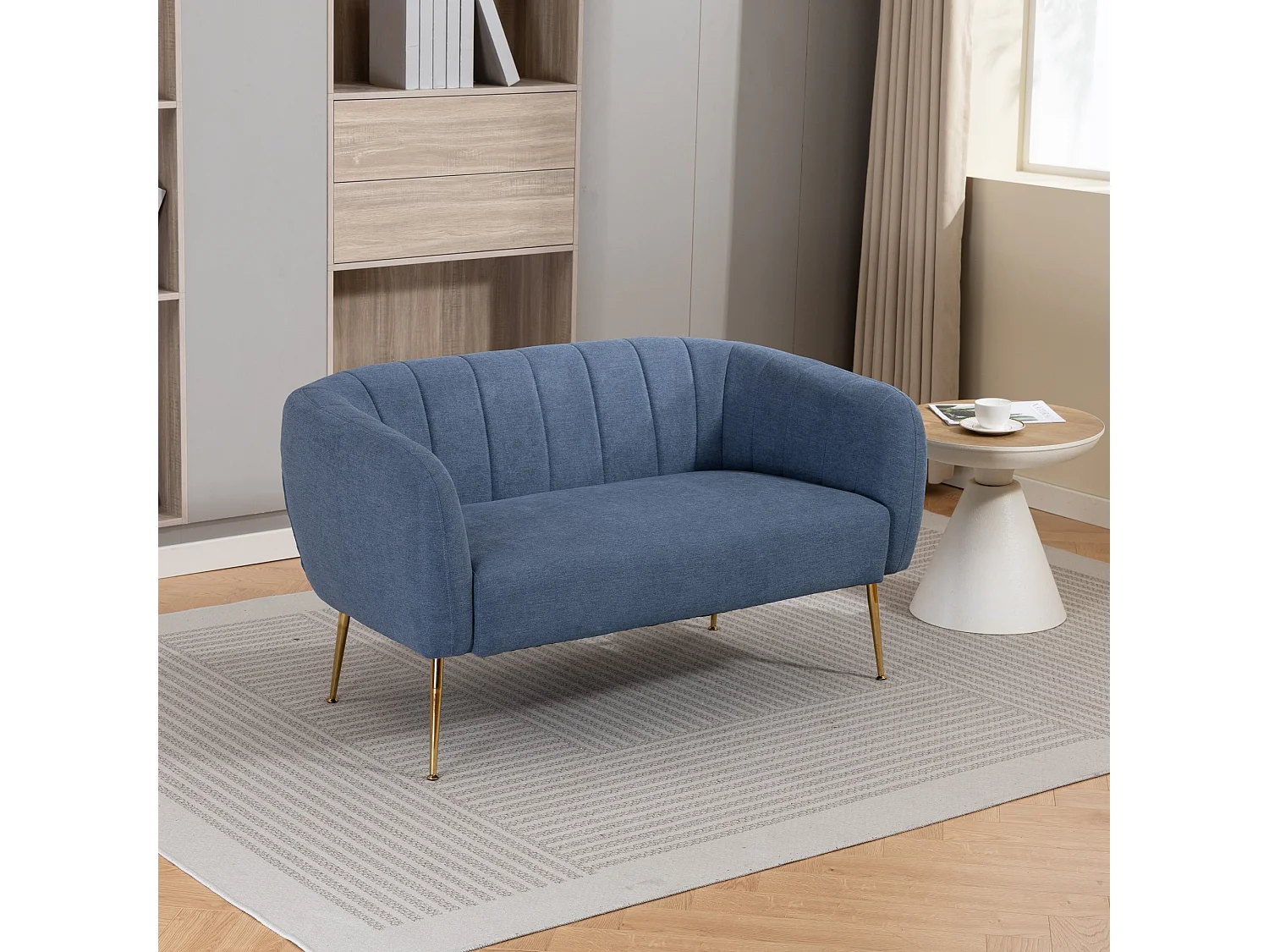 Stanton 2 Seat Fabric Accent Sofa