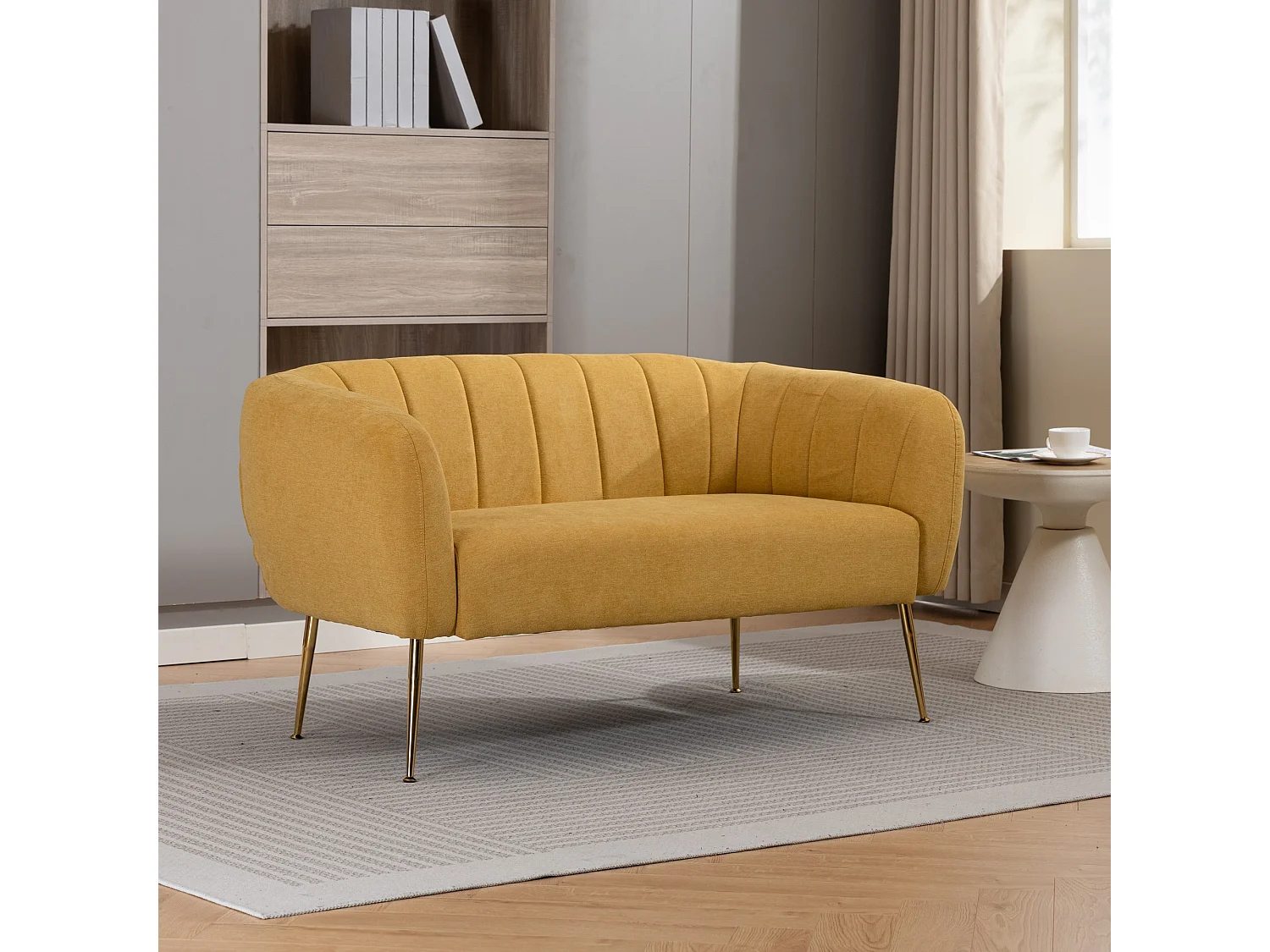Stanton 2 Seat Fabric Accent Sofa