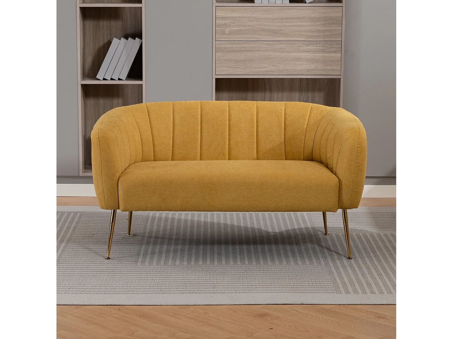 Stanton 2 Seat Fabric Accent Sofa