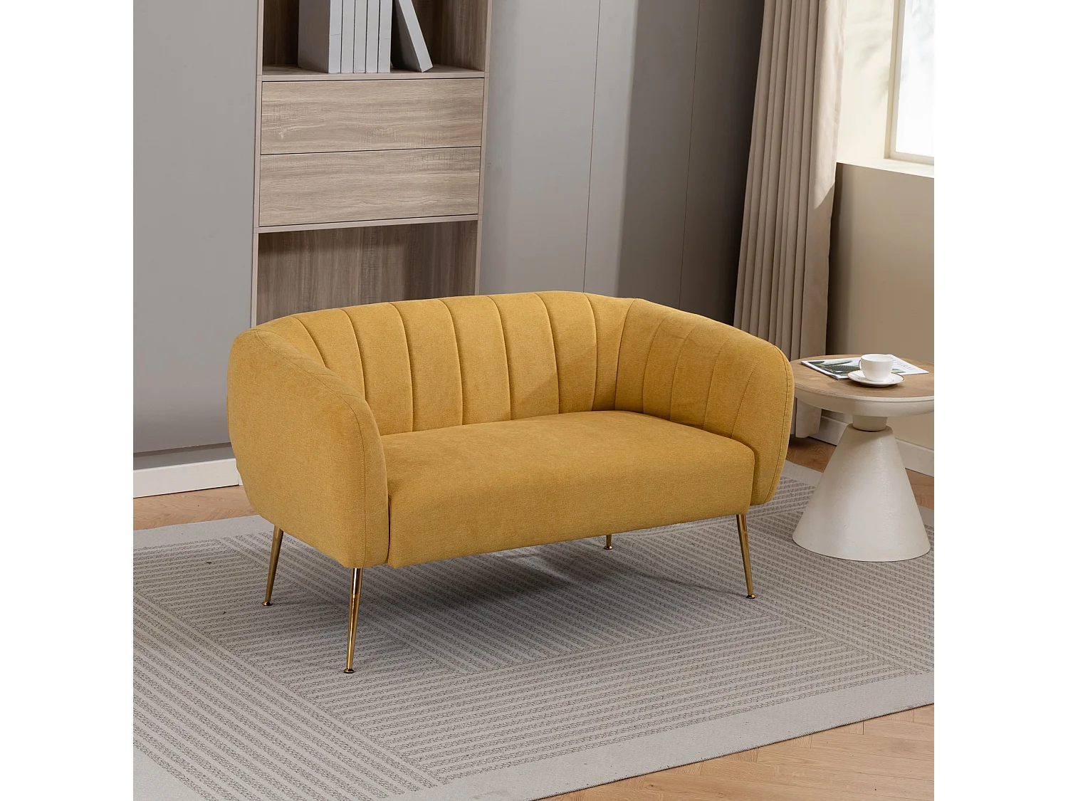 Stanton 2 Seat Fabric Accent Sofa