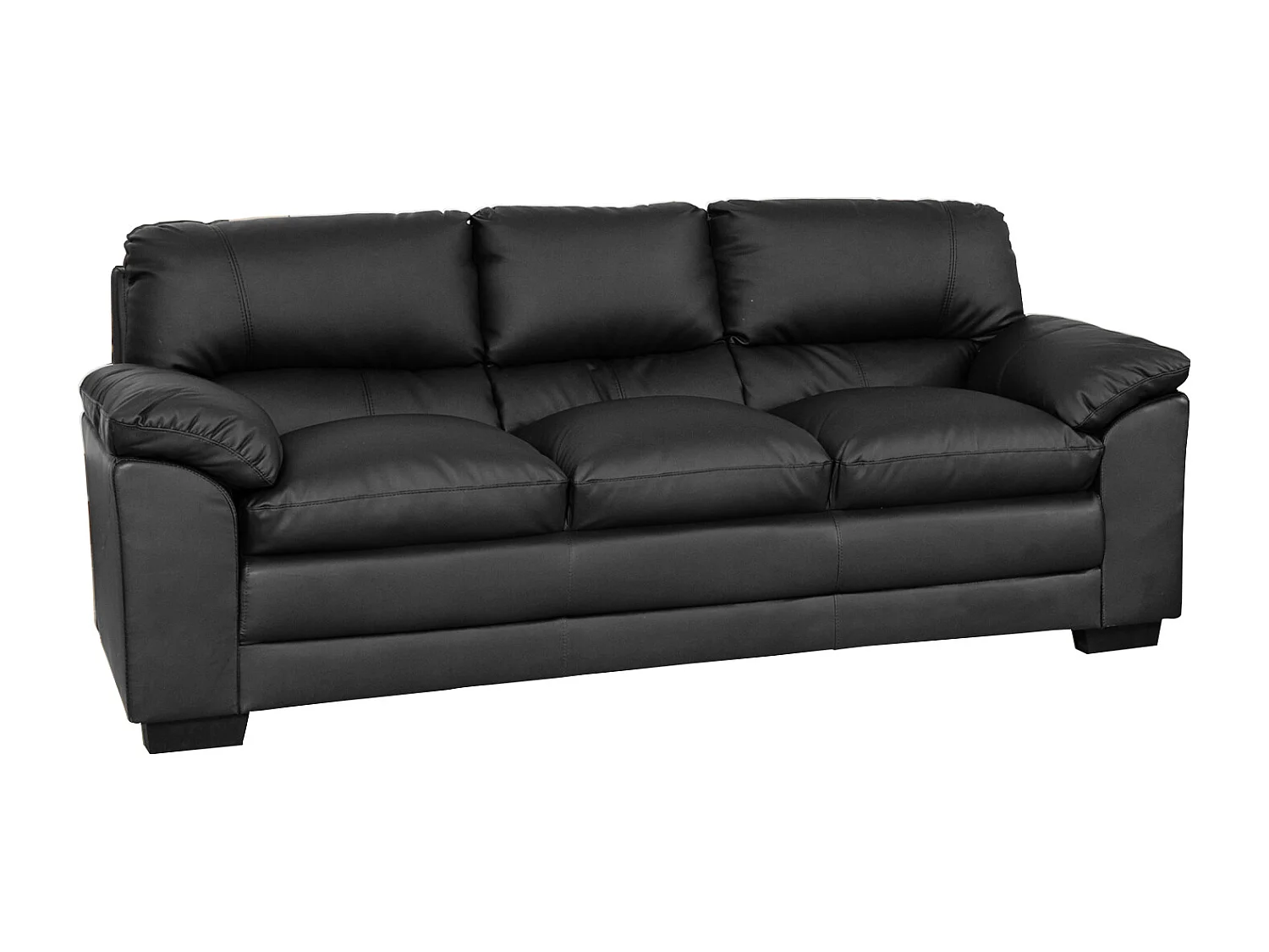 Genoa 3 Seat Leather Sofa