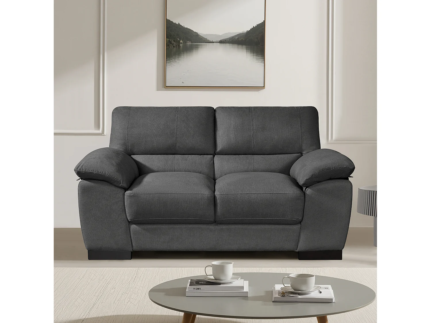 Mellette 2 Seat Fabric Sofa