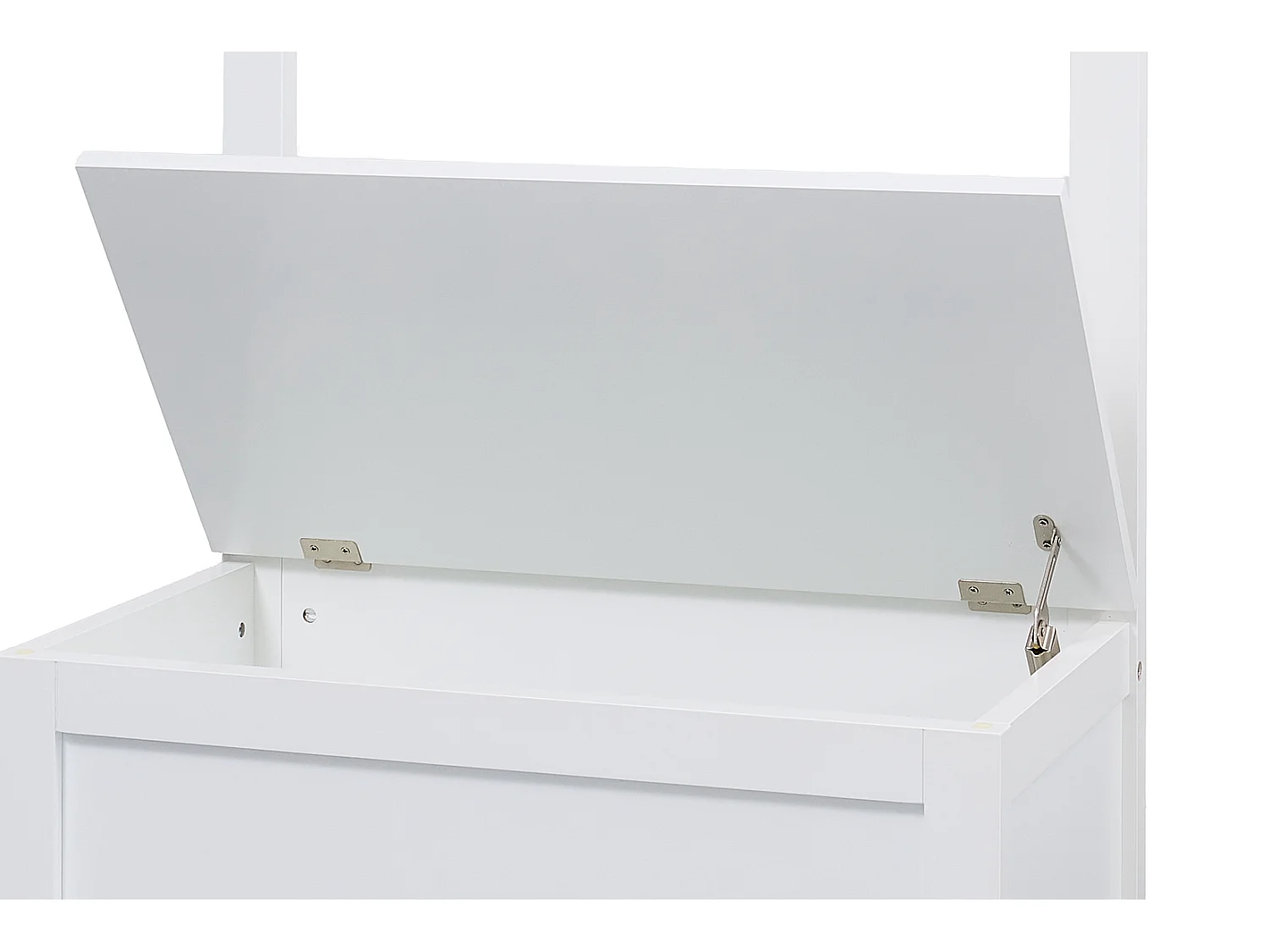 Noa & Nani Karlstad Hallway Bench Shoe Storage and Coat Hook in White
