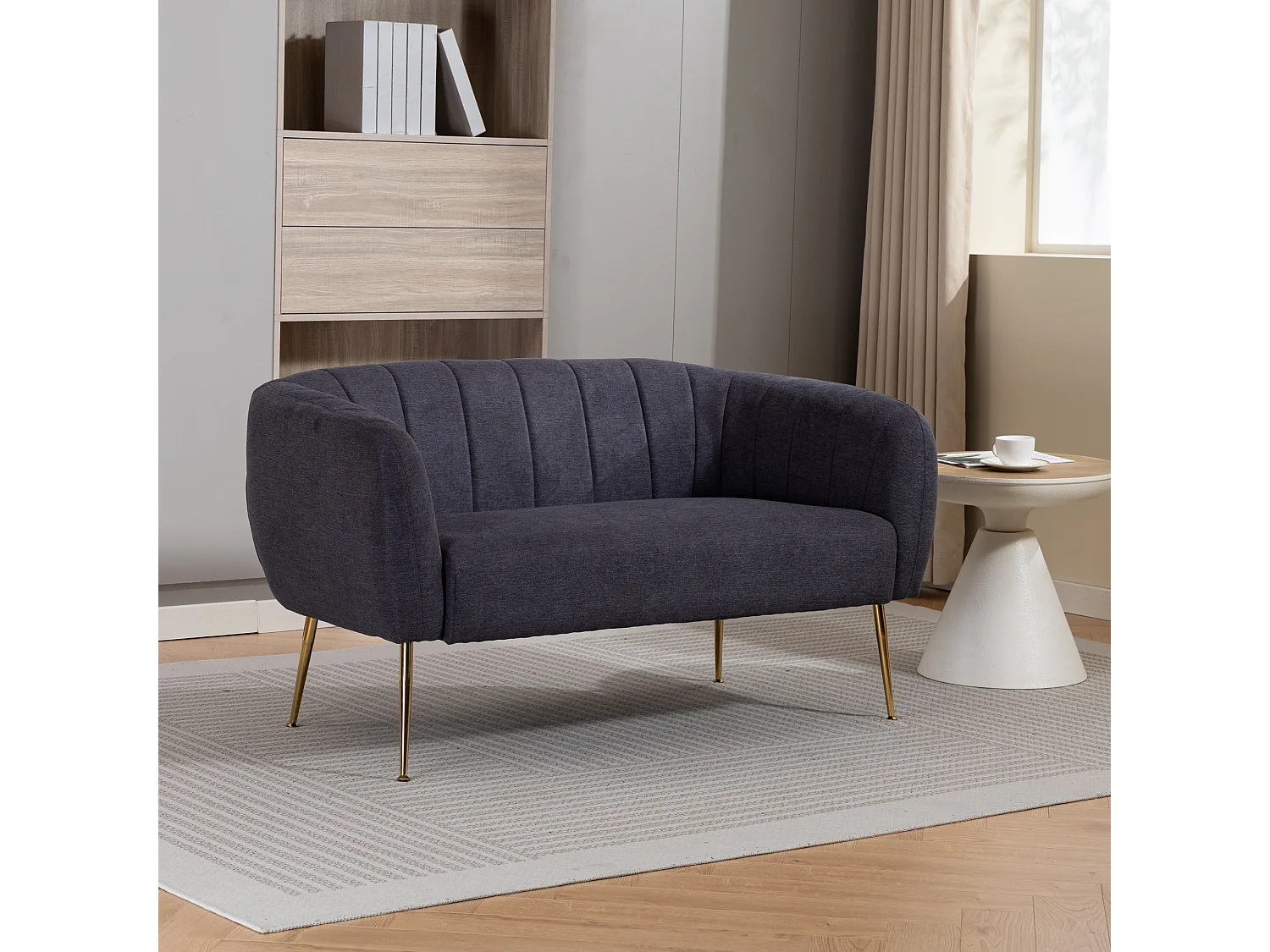 Stanton 2 Seat Fabric Accent Sofa