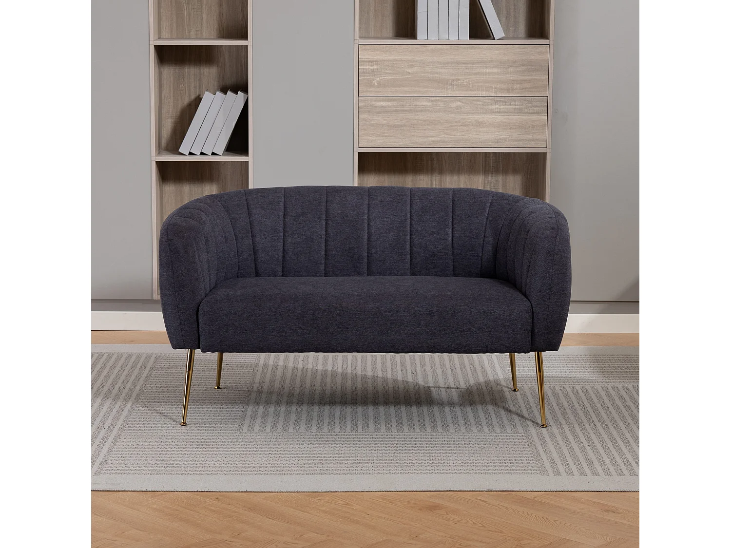 Stanton 2 Seat Fabric Accent Sofa
