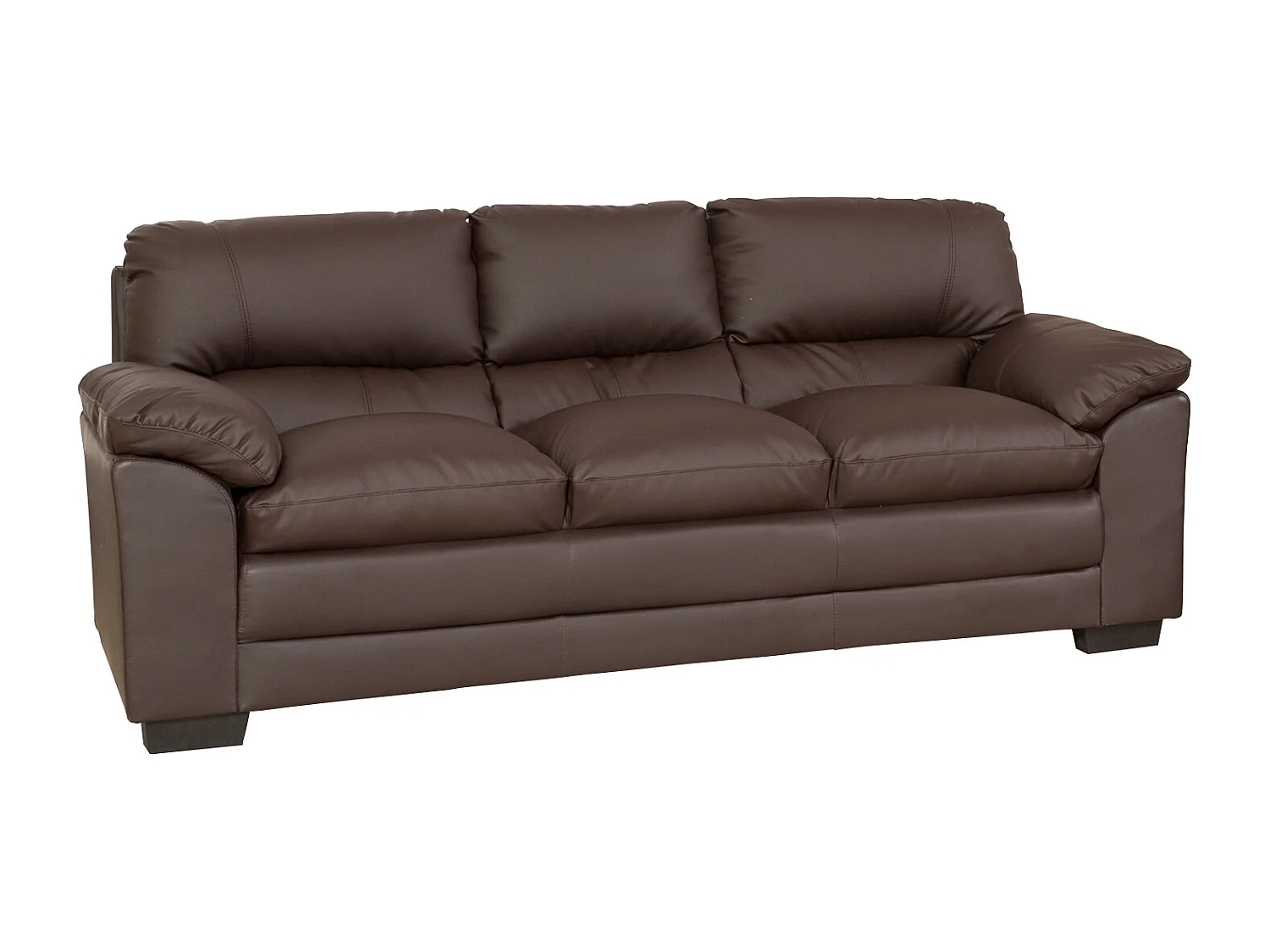 Genoa 3 Seat Leather Sofa