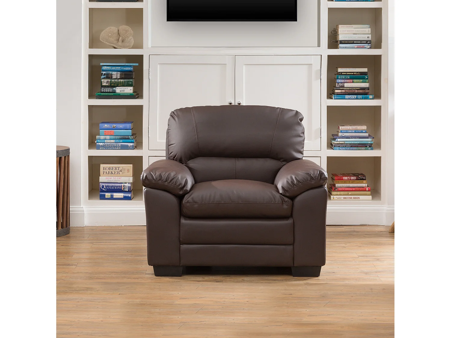 Genoa Armchair Brown