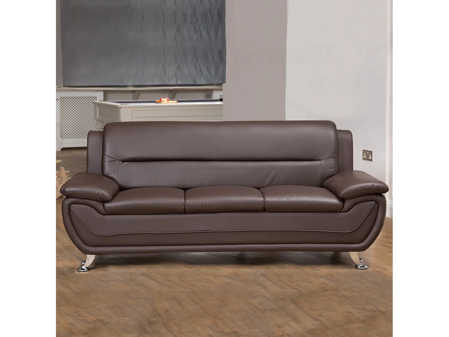Dexter 3 Seat Leather Sofa