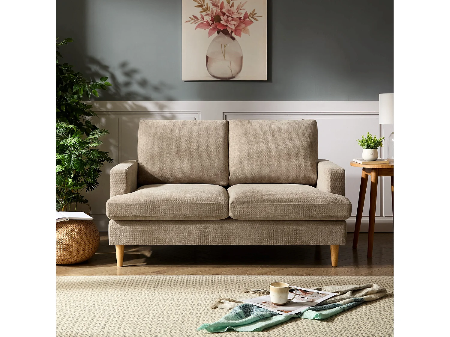 Newsome 2 Seat Fabric Sofa