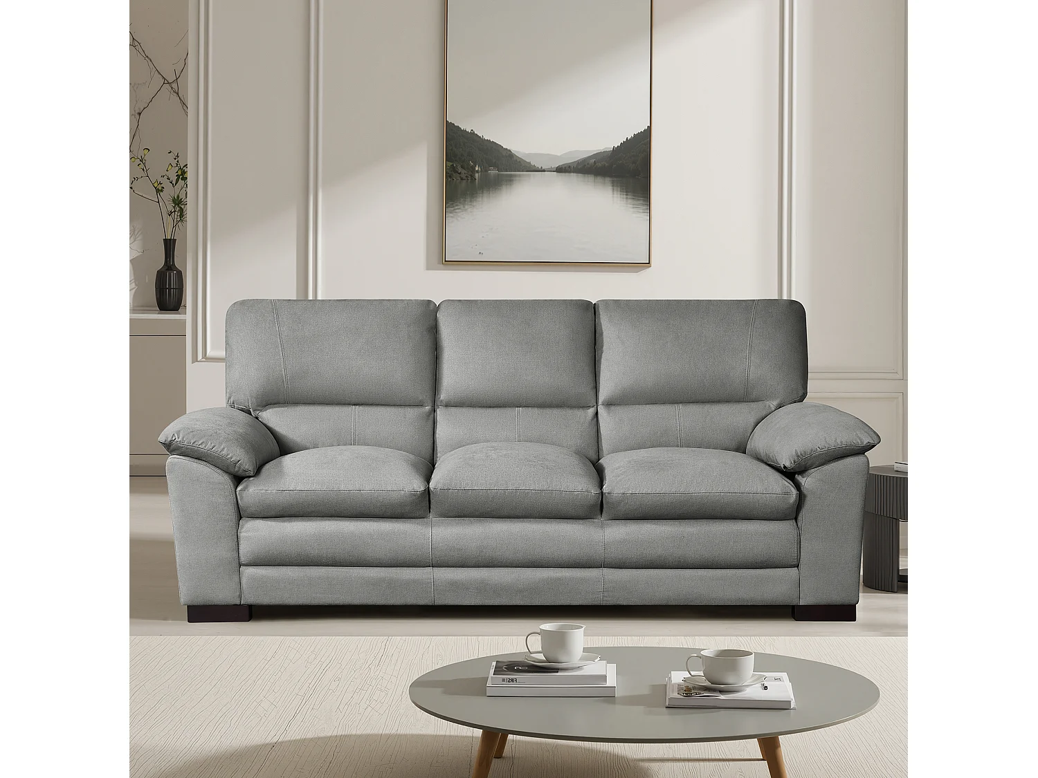 Ramona 3 Seat Fabric Sofa