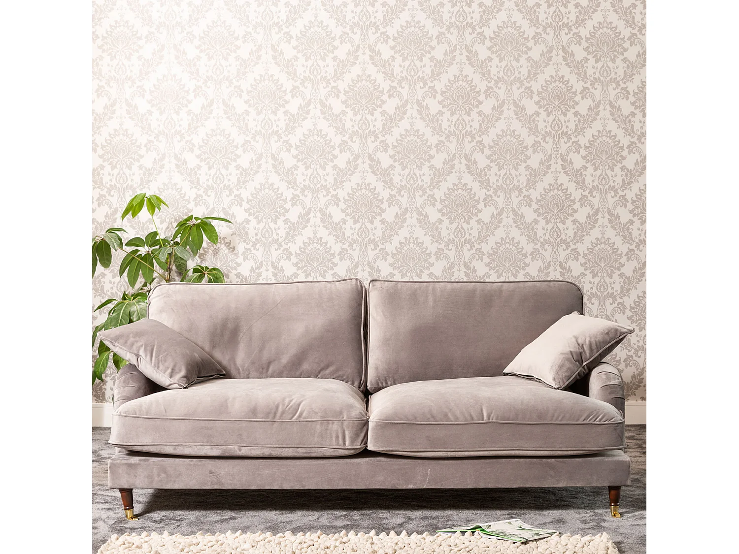 Mackenzie 4 Seat Velvet Sofa