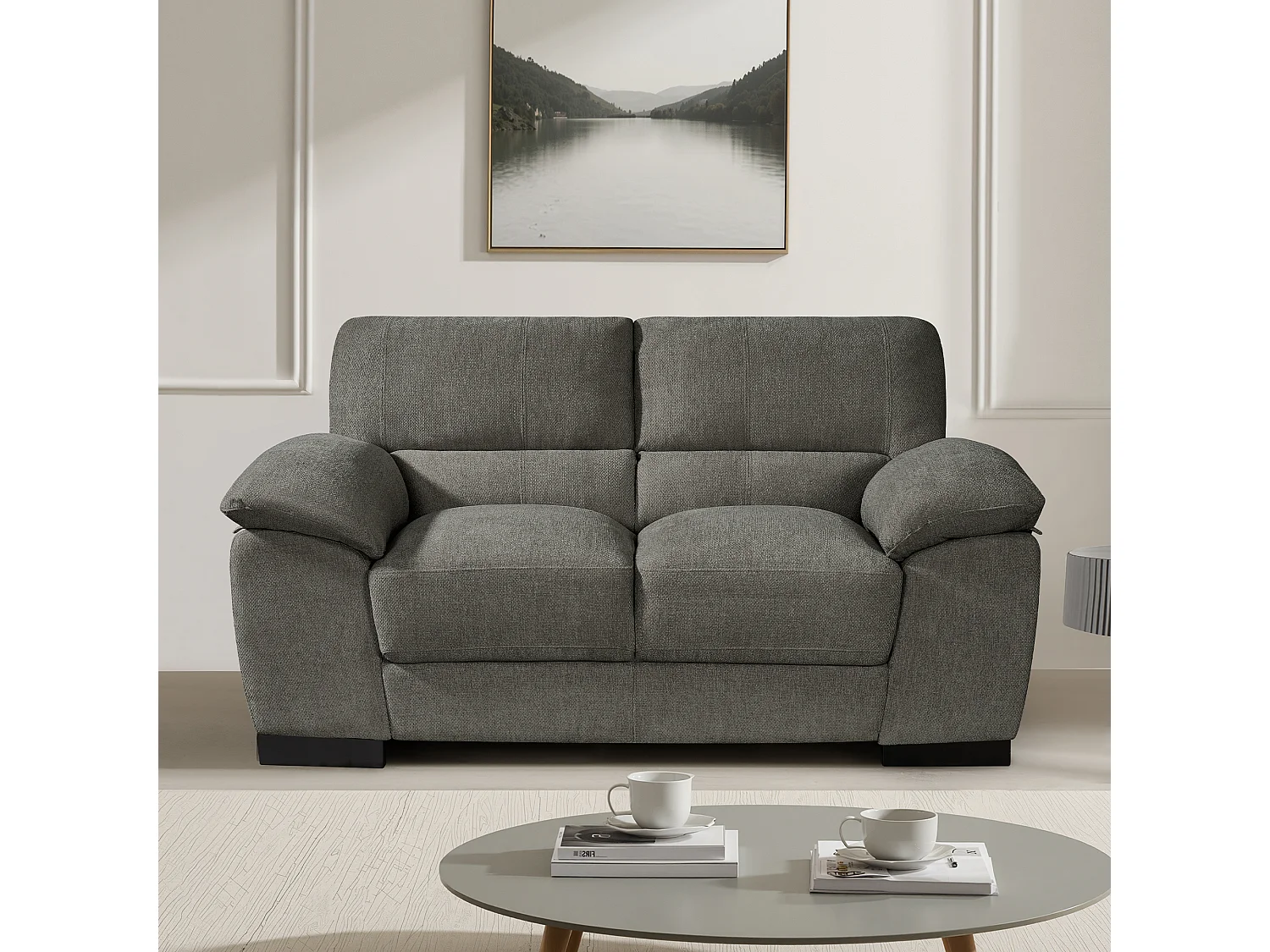 Roslyn 2 Seat Fabric Sofa