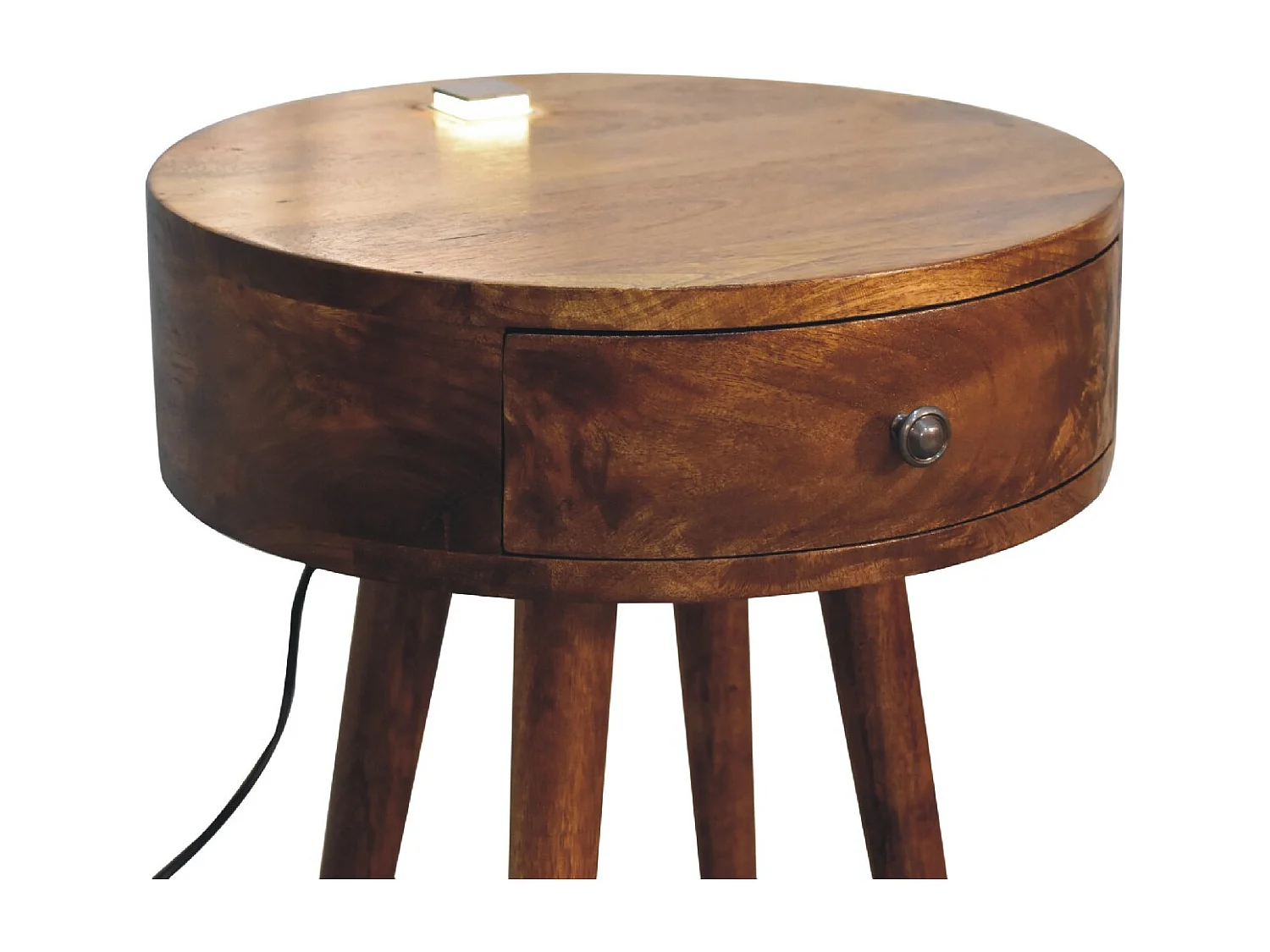 Artisan Furniture Solid Wood Single Chestnut Bedside