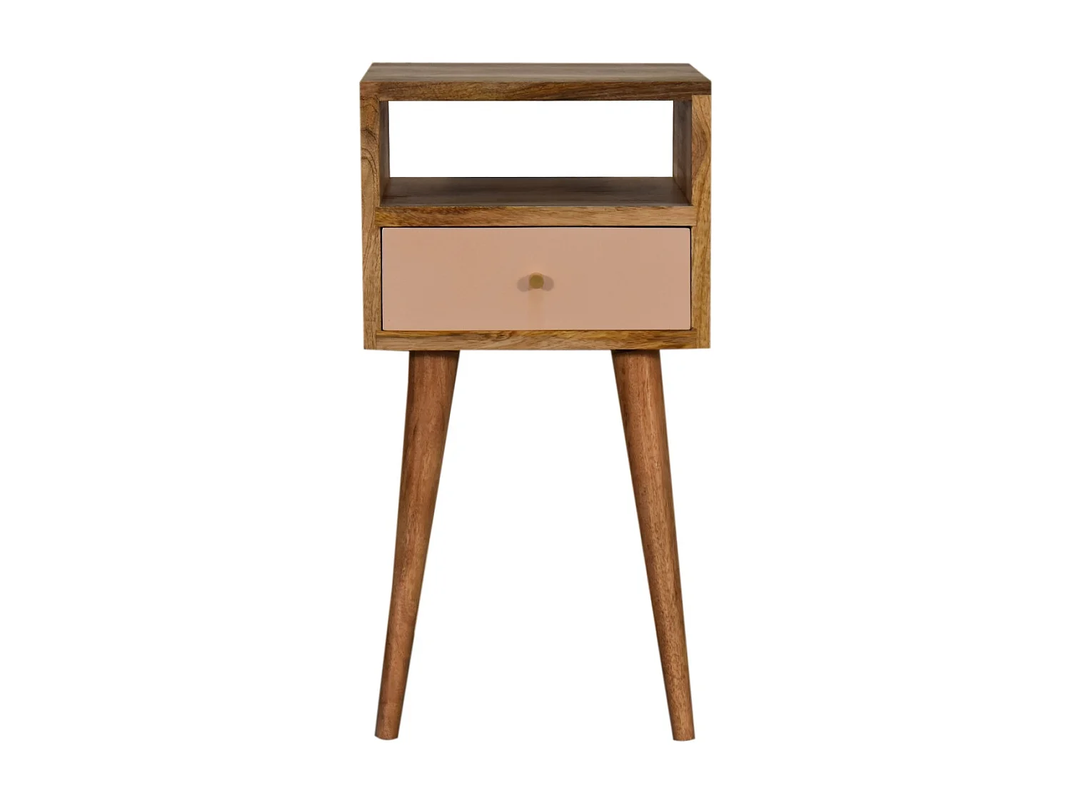Artisan Furniture Solid Wood Mini Blush Hand Painted Bedside