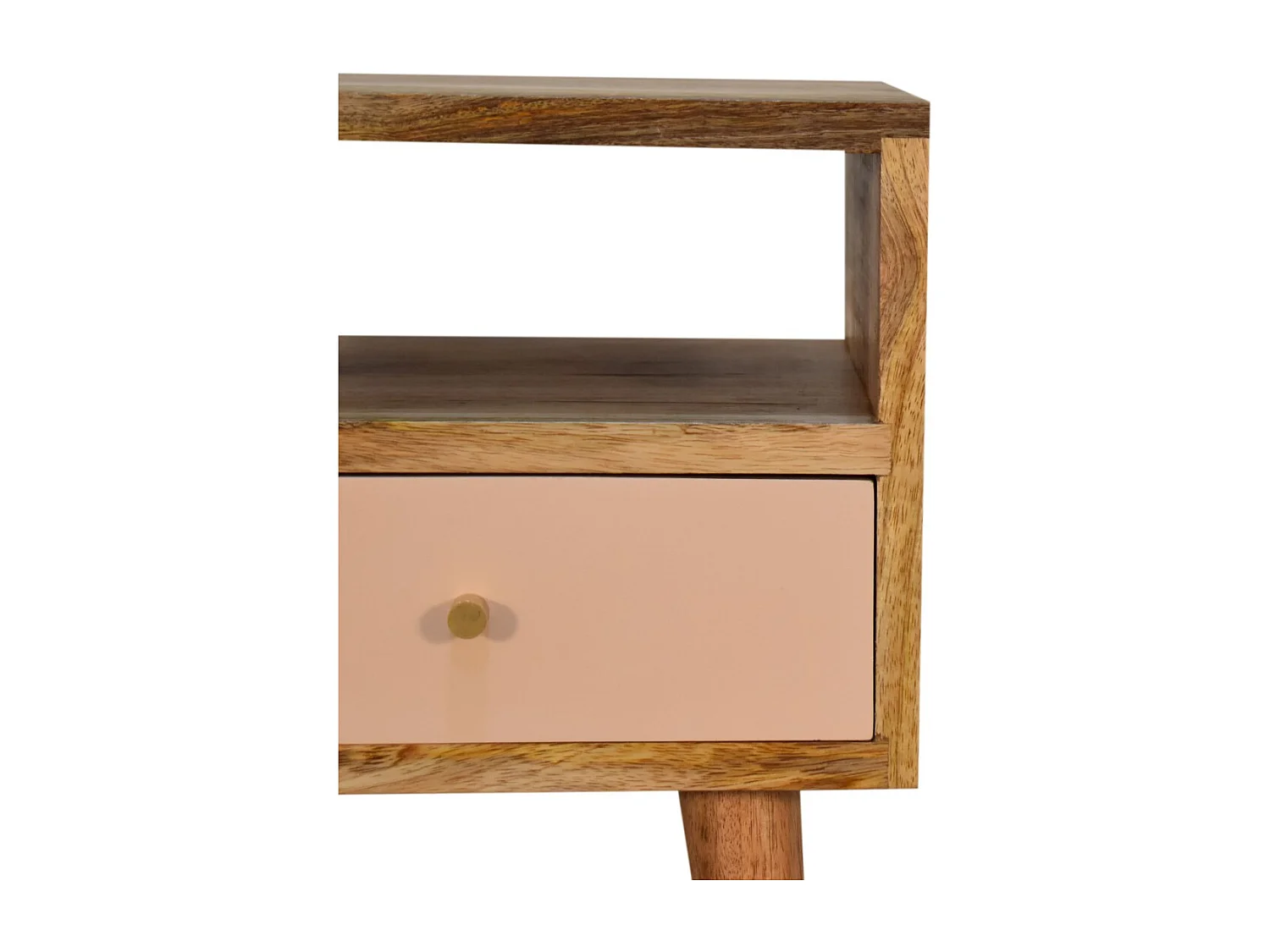 Artisan Furniture Solid Wood Mini Blush Hand Painted Bedside