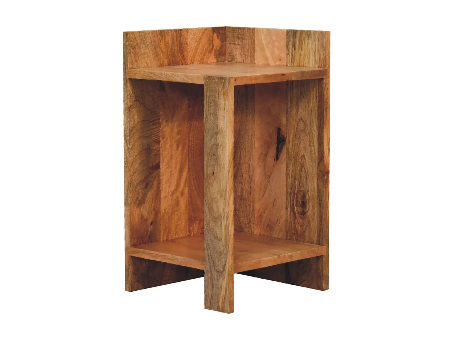 Artisan Furniture Solid Wood Oak-ish Box Bedside
