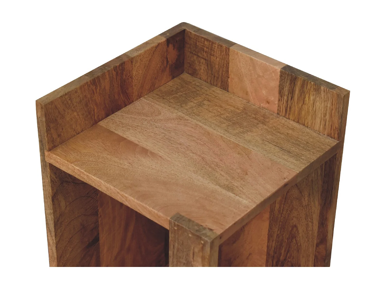 Artisan Furniture Solid Wood Oak-ish Box Bedside