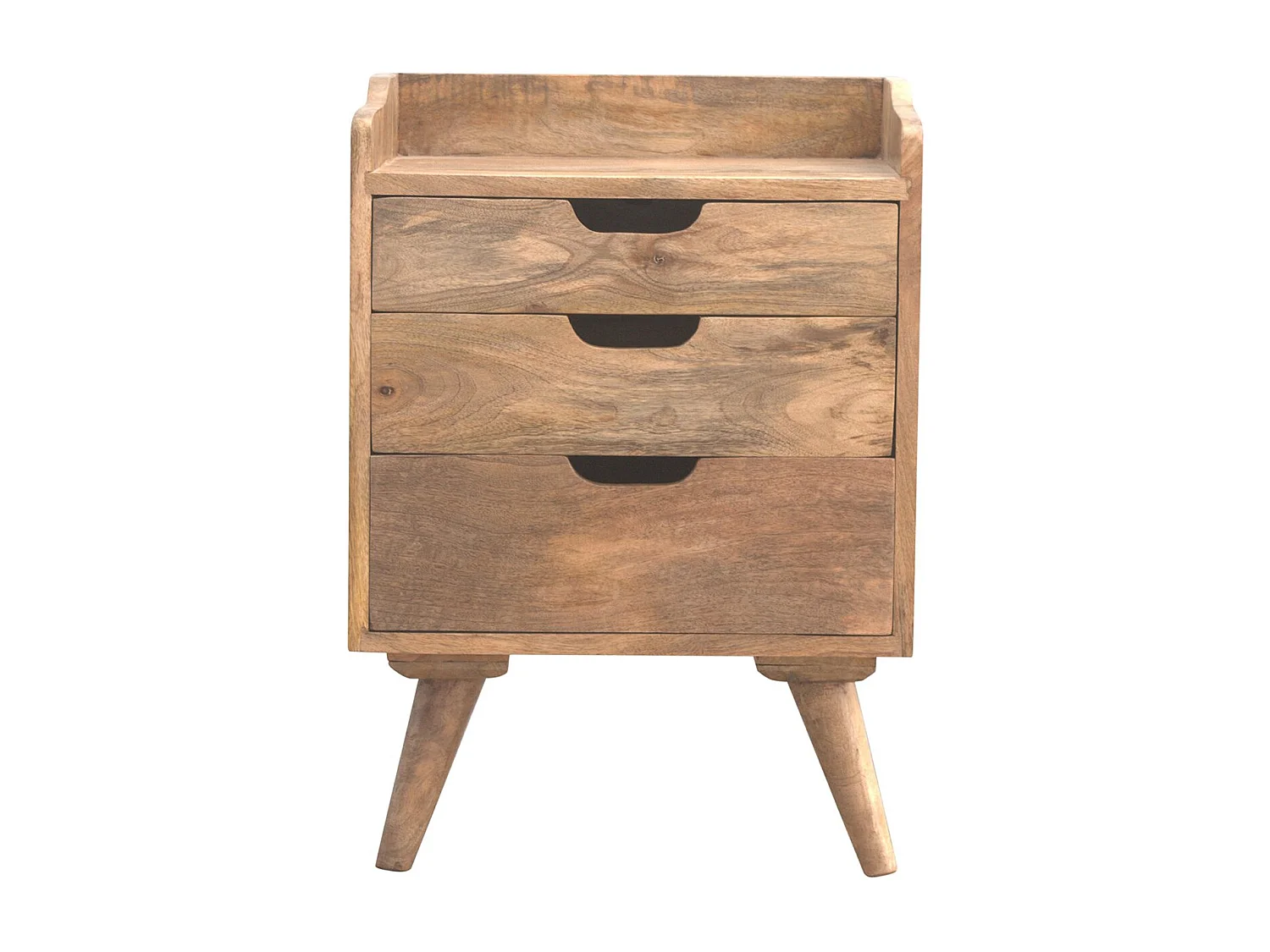 Artisan Furniture Solid Wood 3 Drawer Gallery Bedside