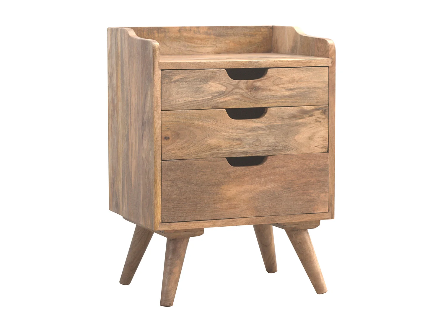 Artisan Furniture Solid Wood 3 Drawer Gallery Bedside